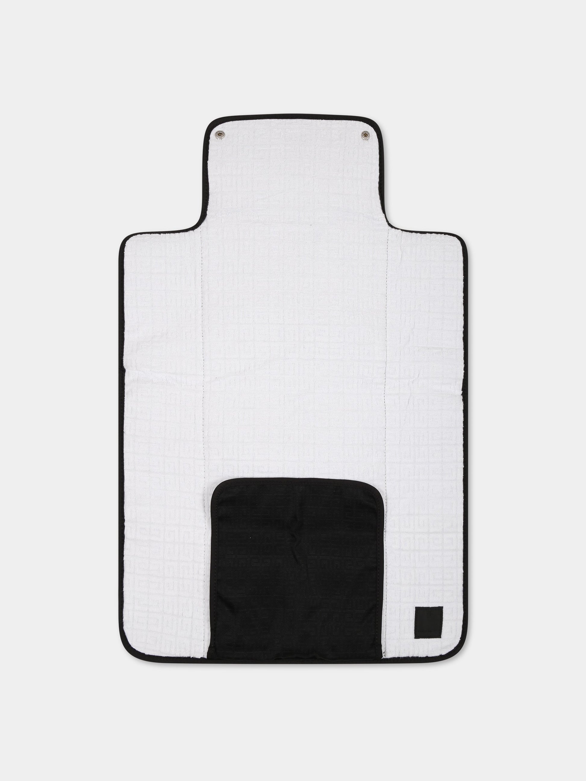 Borsa-mamma nera per neonati con logo e motivo 4G,Givenchy Kids,H90169 09B