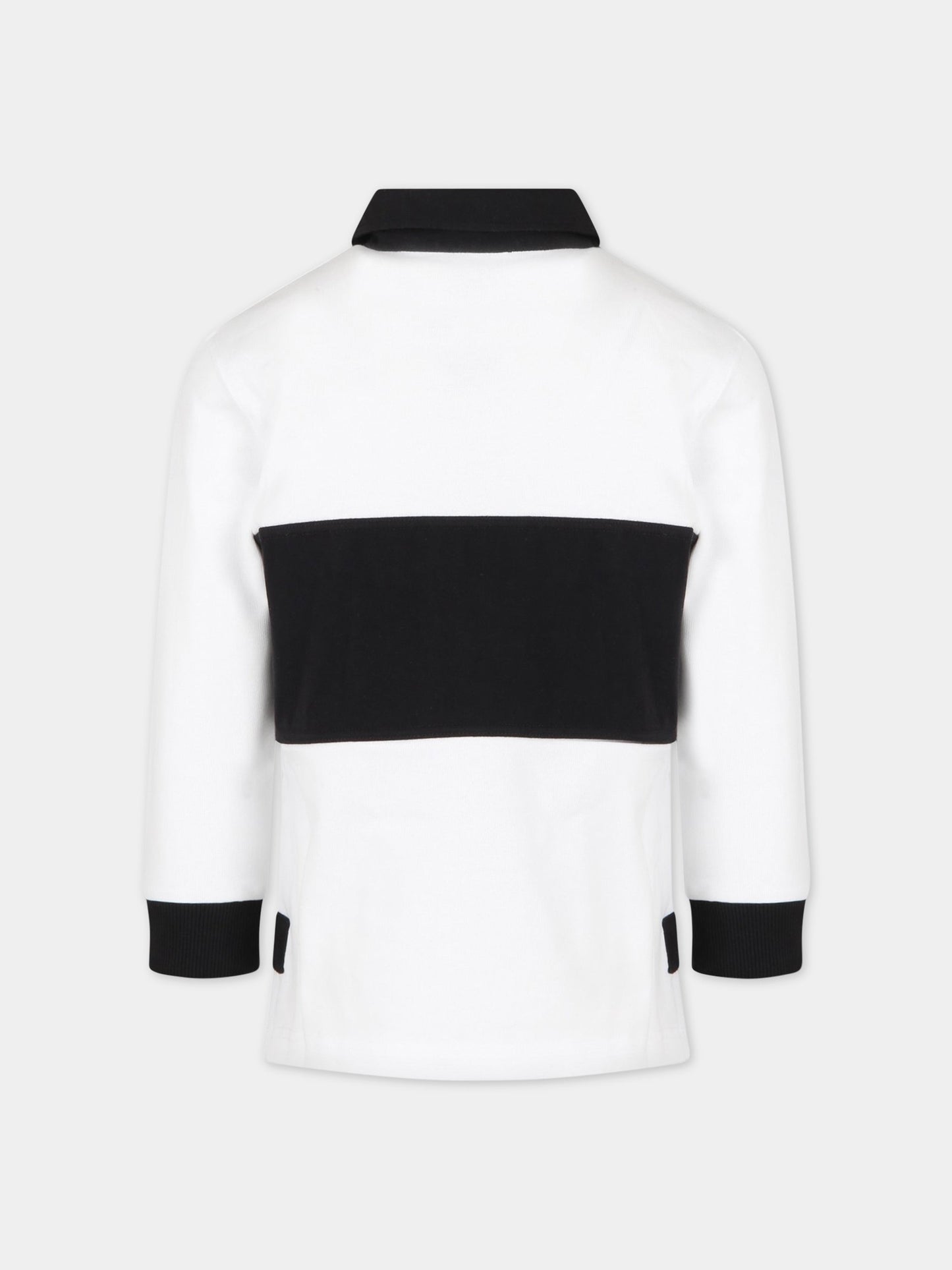 Polo bianca per bambino con logo,Givenchy Kids,H25420 10P