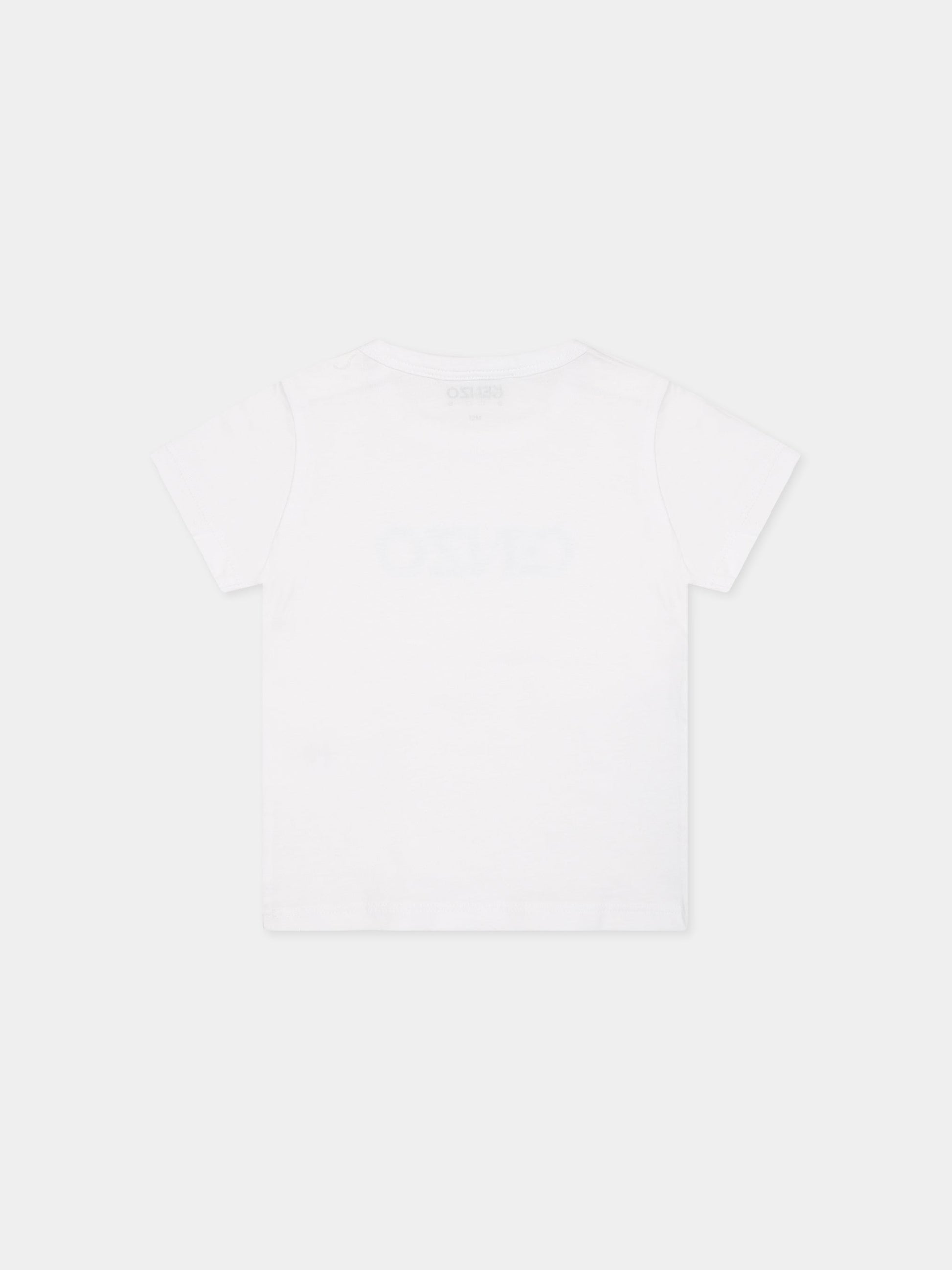 Completo multicolor per neonato con tigre e logo,Kenzo Kids,K98099 78P