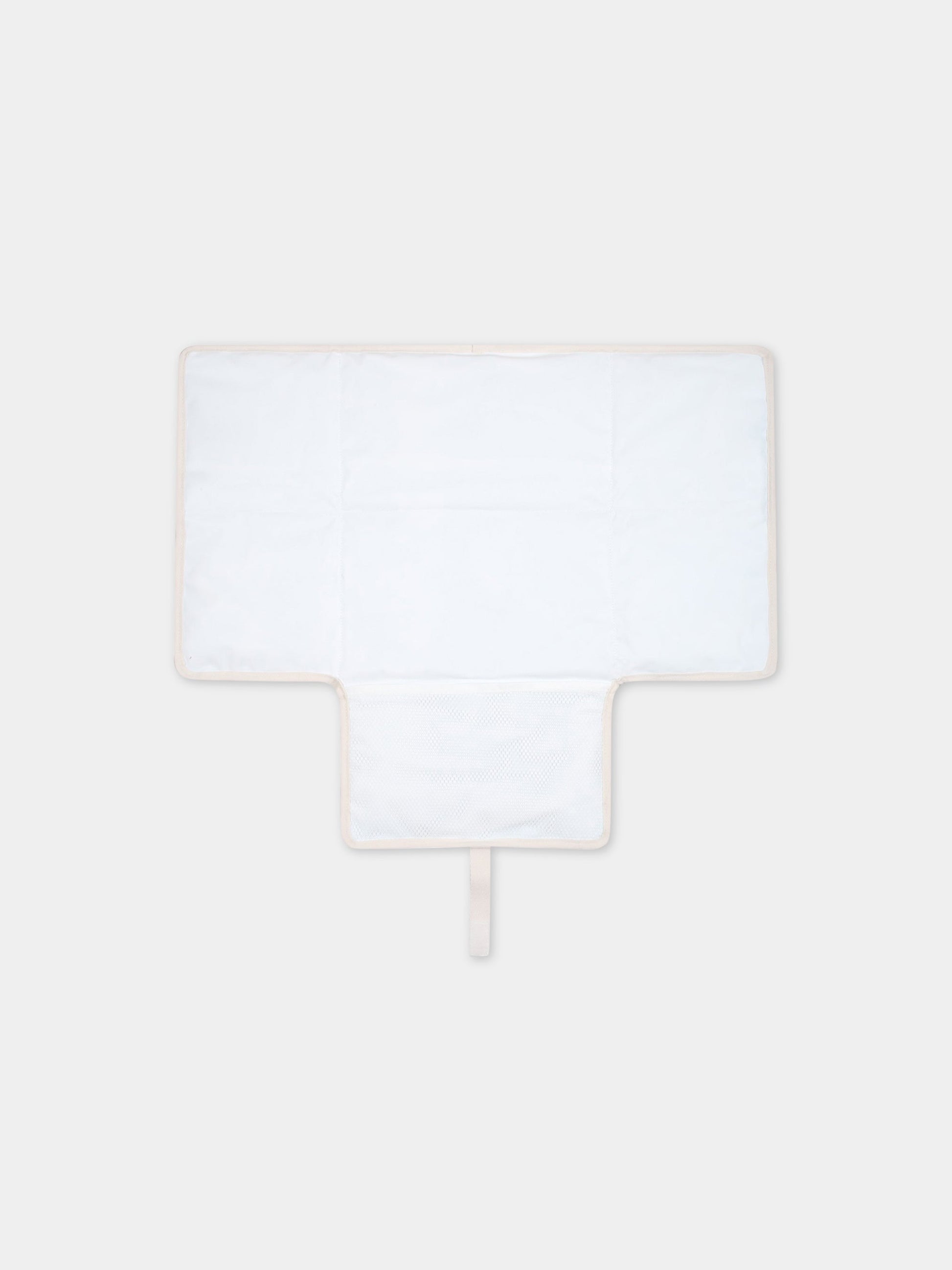 Borsa-mamma celeste per neonato con logo avorio,Kenzo Kids,K90094 78B