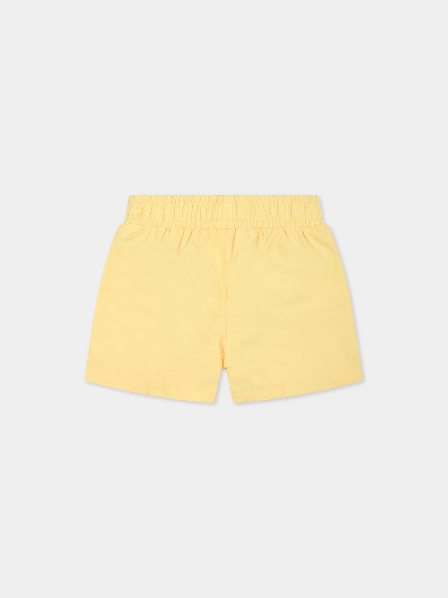 Boxer-mare giallo per bambino con logo,Kenzo Kids,K00036 524