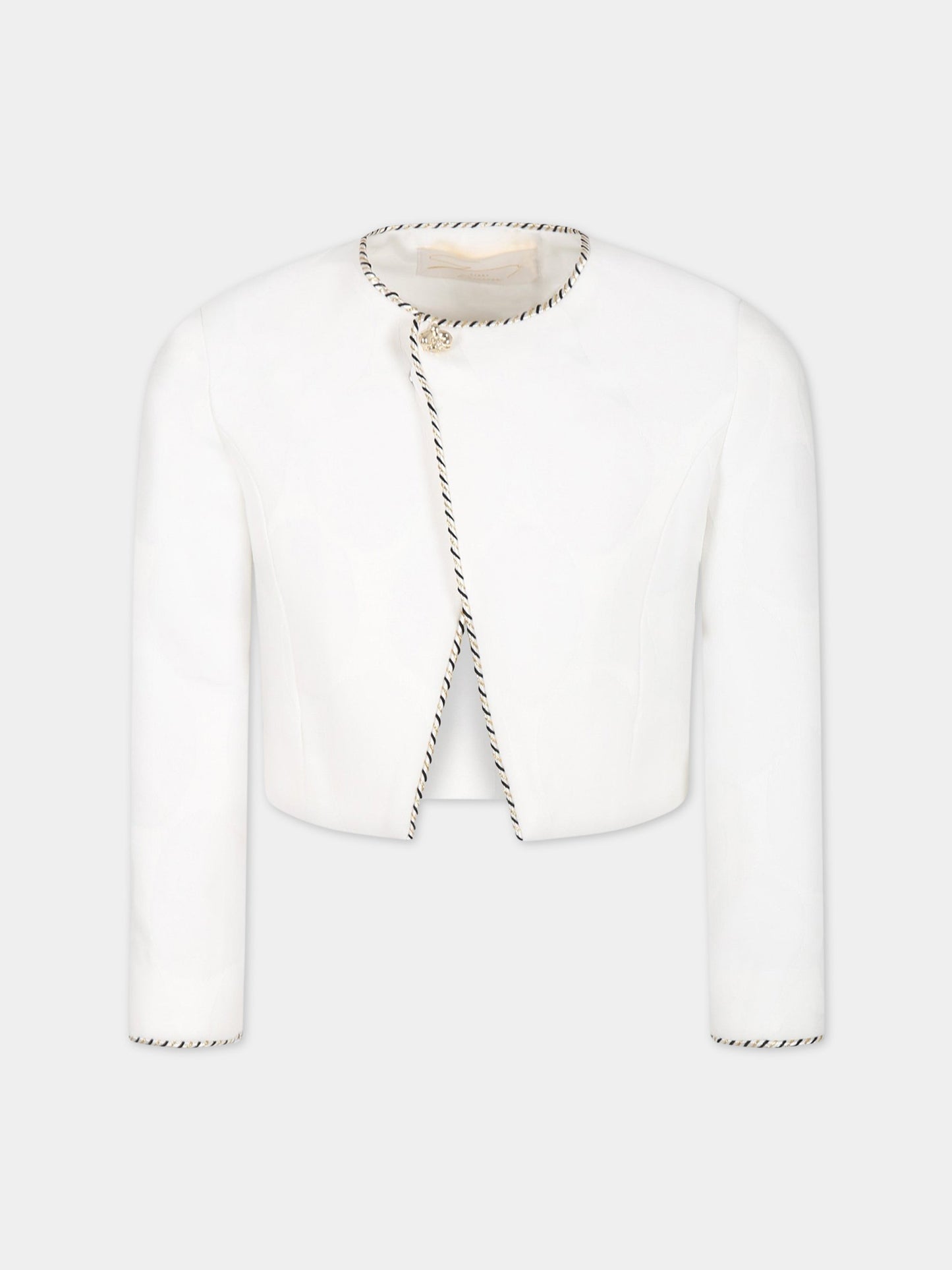 Giacca bianca per bambina,Genny,GFGC001 TV658 B001