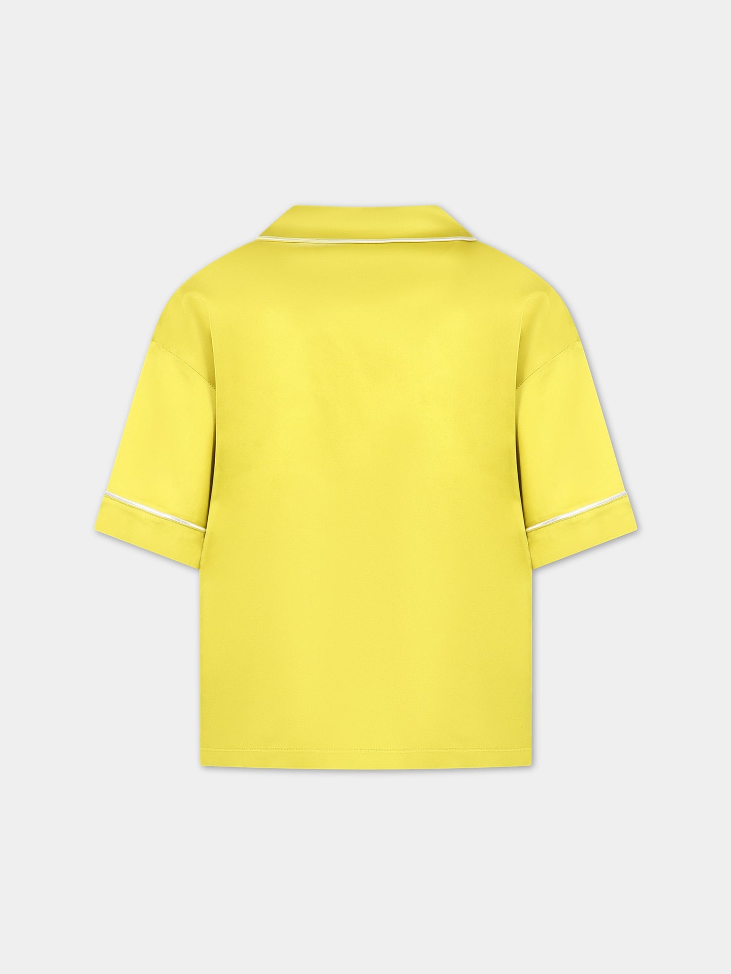 Camicia gialla per bambina,Douuod Kids,DS5P41 S0104 204