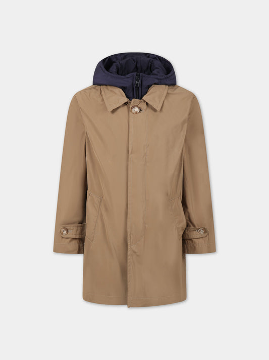 Cappotto beige per bambino,Fay Kids,FS2P30 N0037 311BL