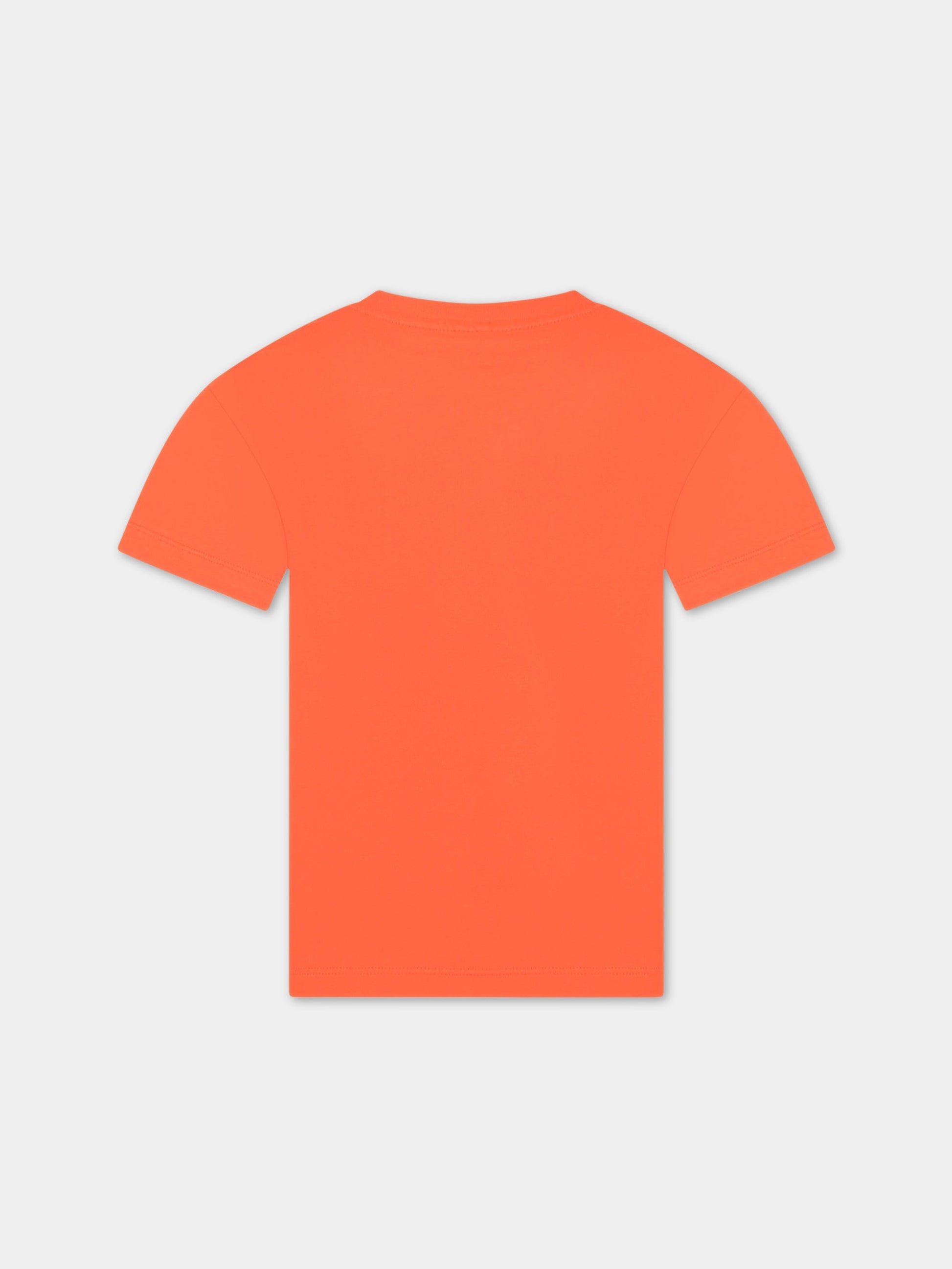 T-shirt rossa per bambino con patatine,Stella Mccartney Kids,TS8R01 Z0434 412