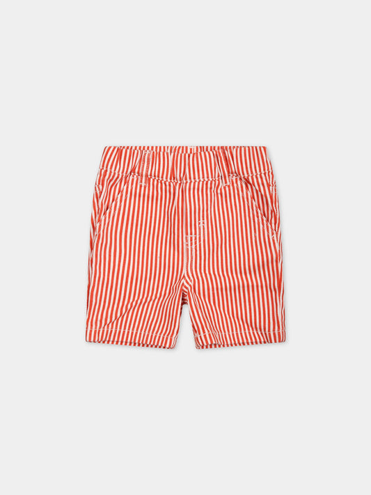 Shorts multicolor per neonato con patch,Stella Mccartney Kids,TS6529 Z0984 999