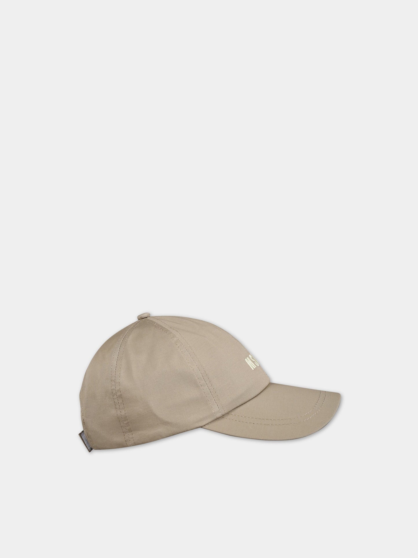 Cappello beige per bambino con logo,Msgm Kids,MS029388 015