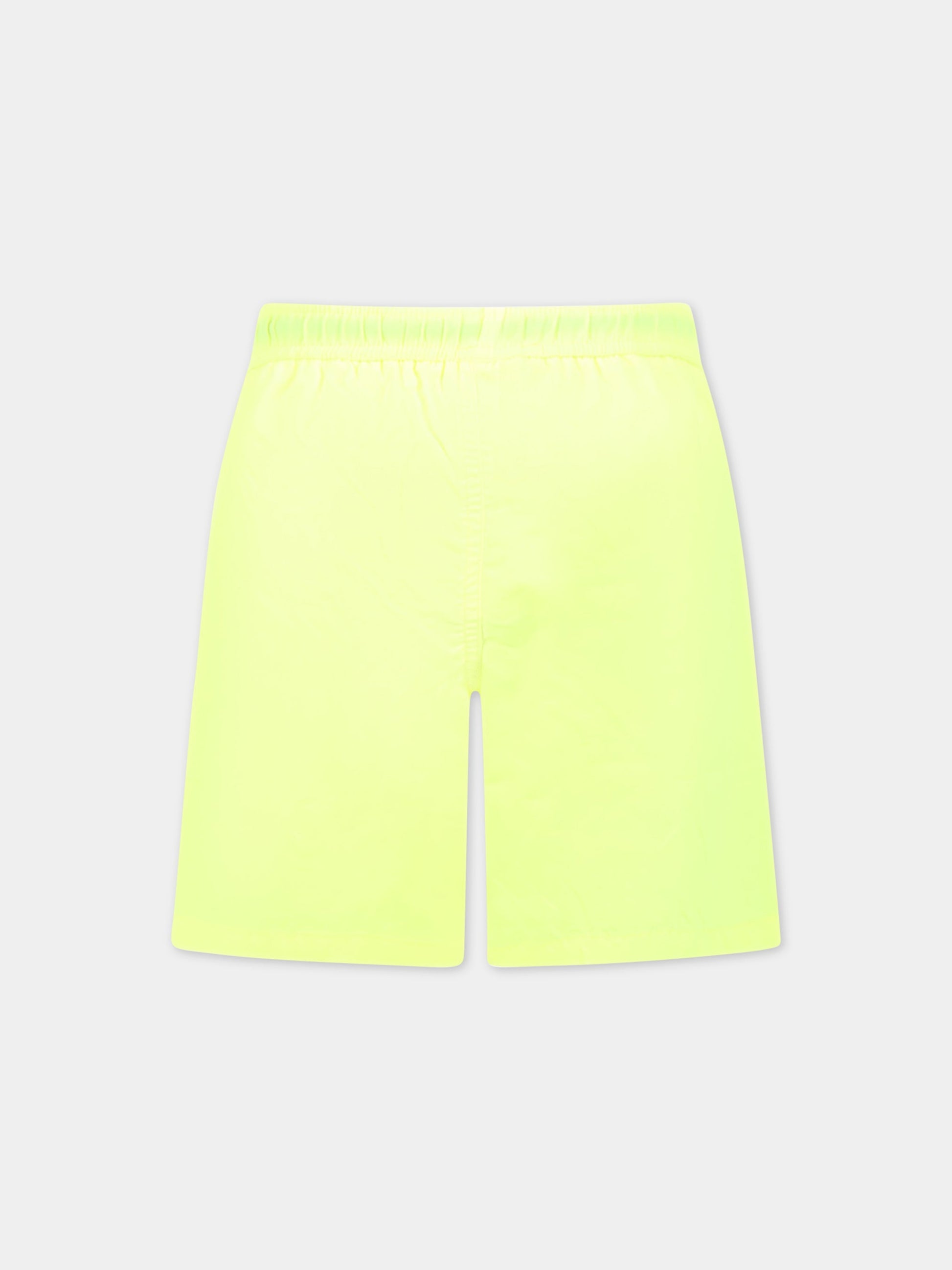 Boxer mare giallo per bambino con logo nero,Msgm Kids,MS029495 023