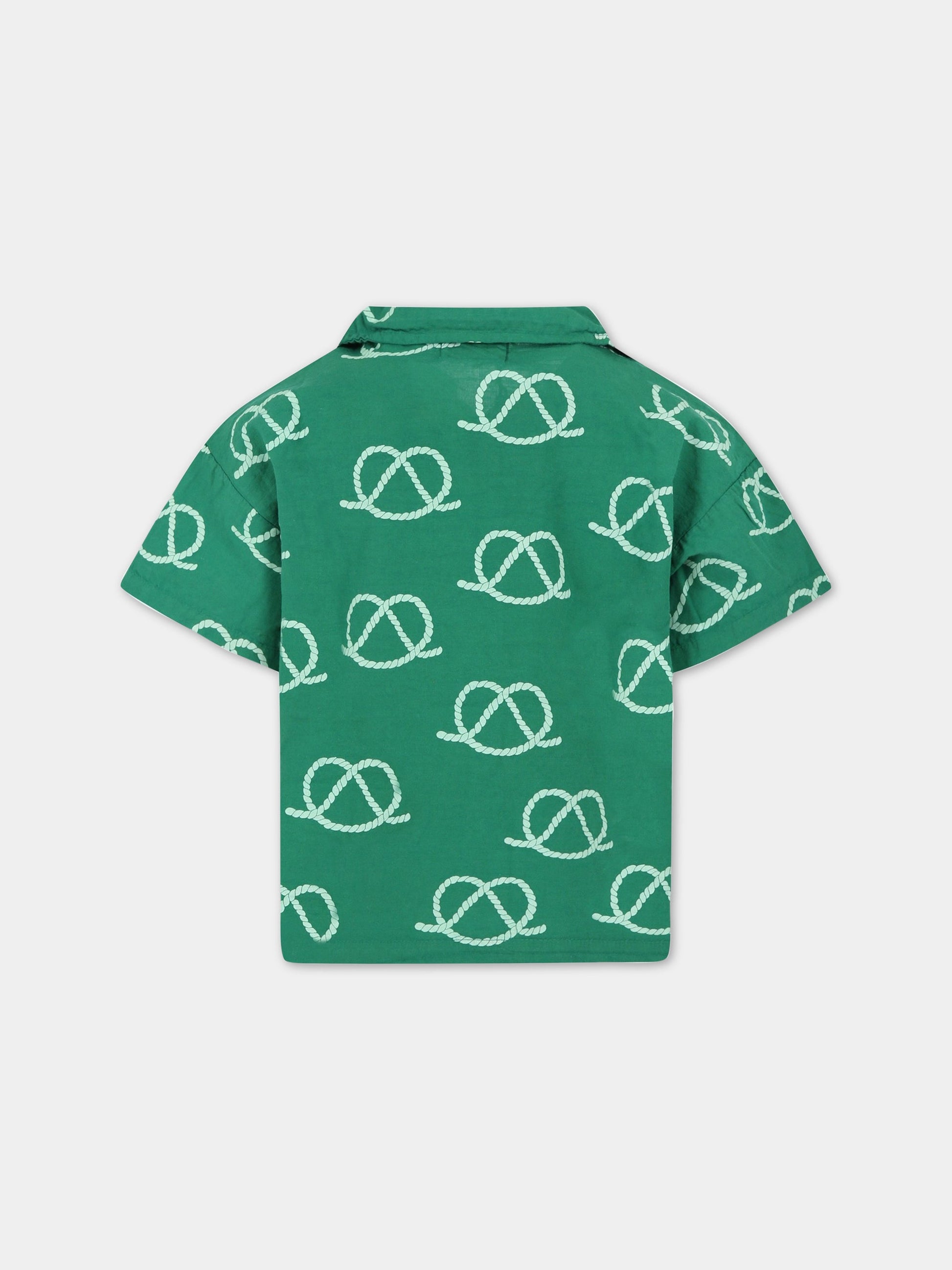 Camicia verde per bambino,Bobo Choses,123AC105