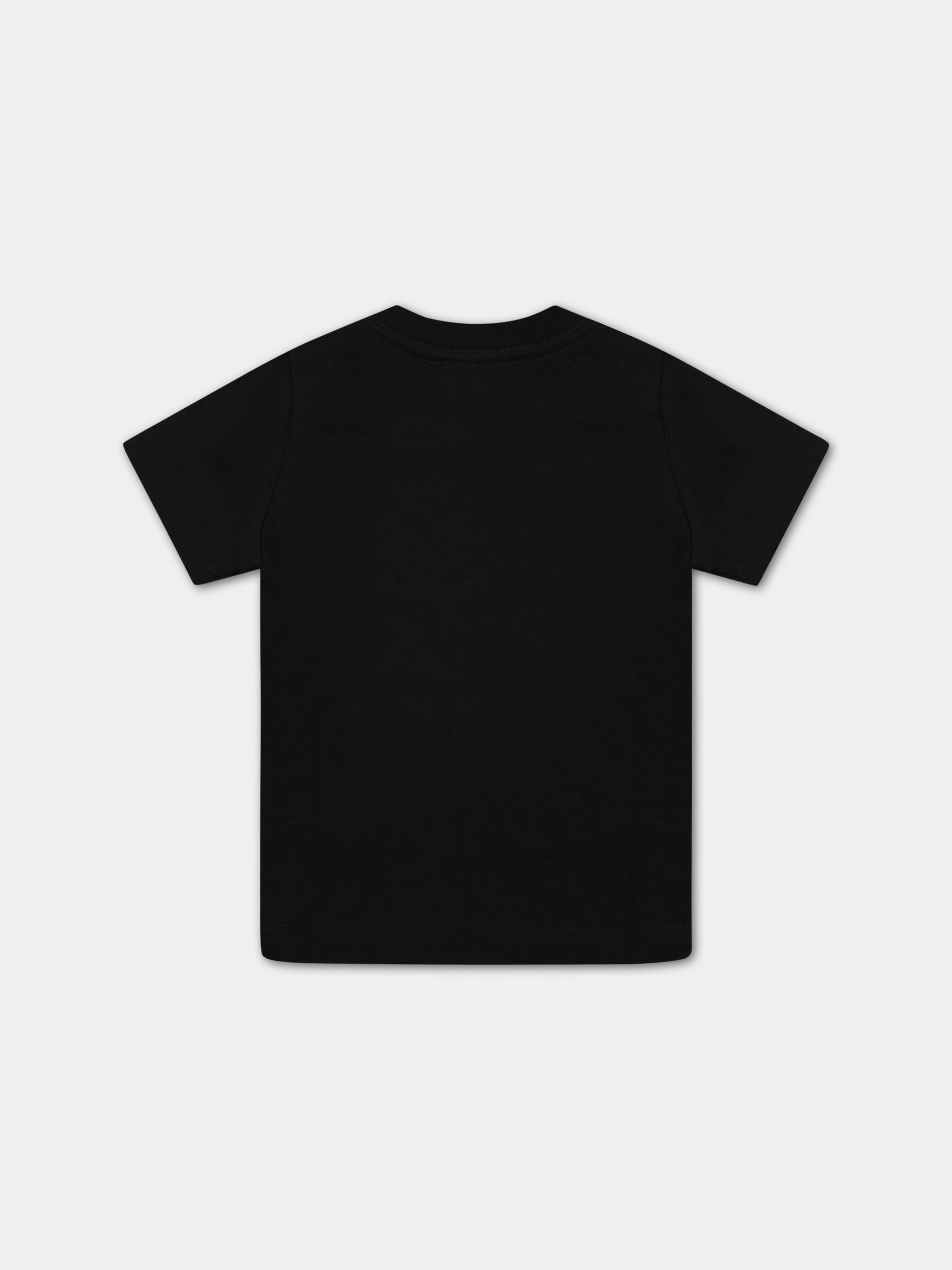 T-shirt nera per neonato con logo,Dsquared2,DQ0623 D00MV DQ900