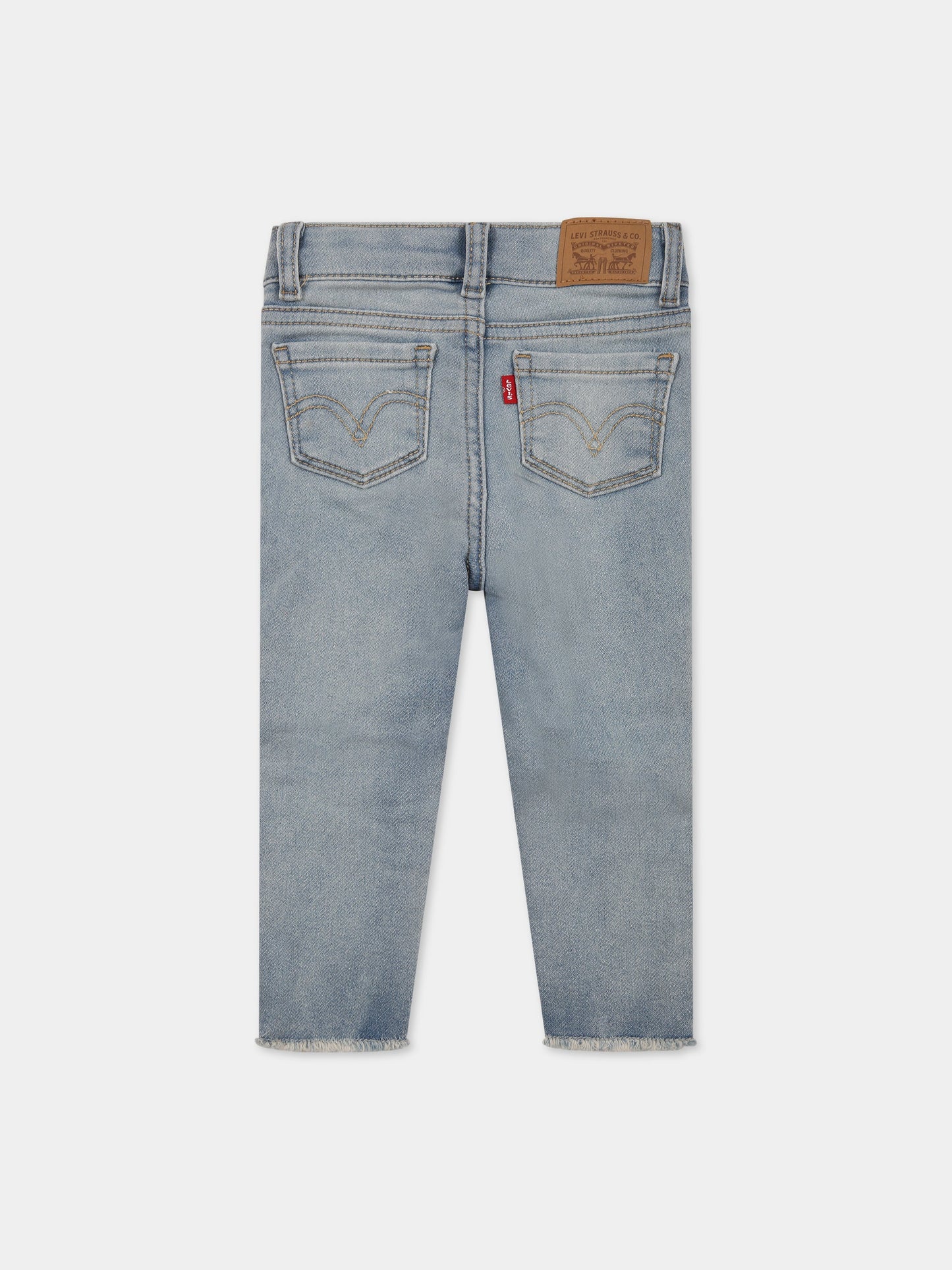 Jeans grigio per neonata con patch logo,Levi's Kids,LK6EC229 6EC229 L6I