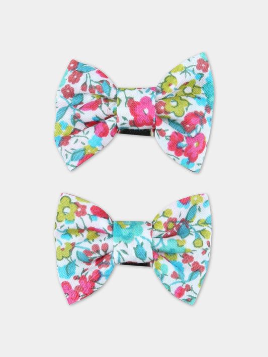 Set multicolor per bambina con stampa liberty,Bonpoint,S03GHAW00004 544A