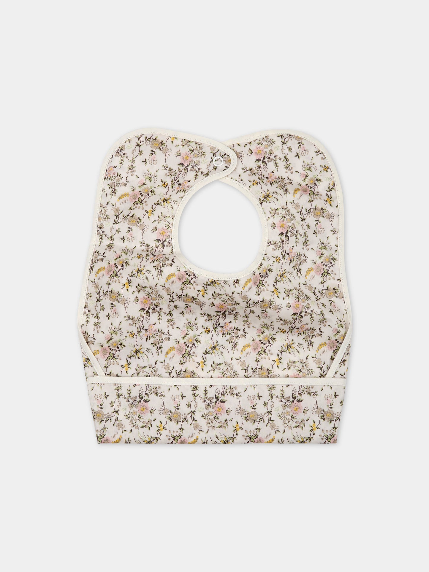 Bavaglino multicolor per neonata con stampa fiori,Bonpoint,S03ZACW00001 502