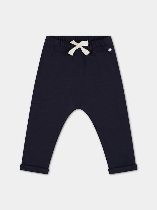 Pantaloni casual  per neonato,Petit Bateau,A077T SMOKING