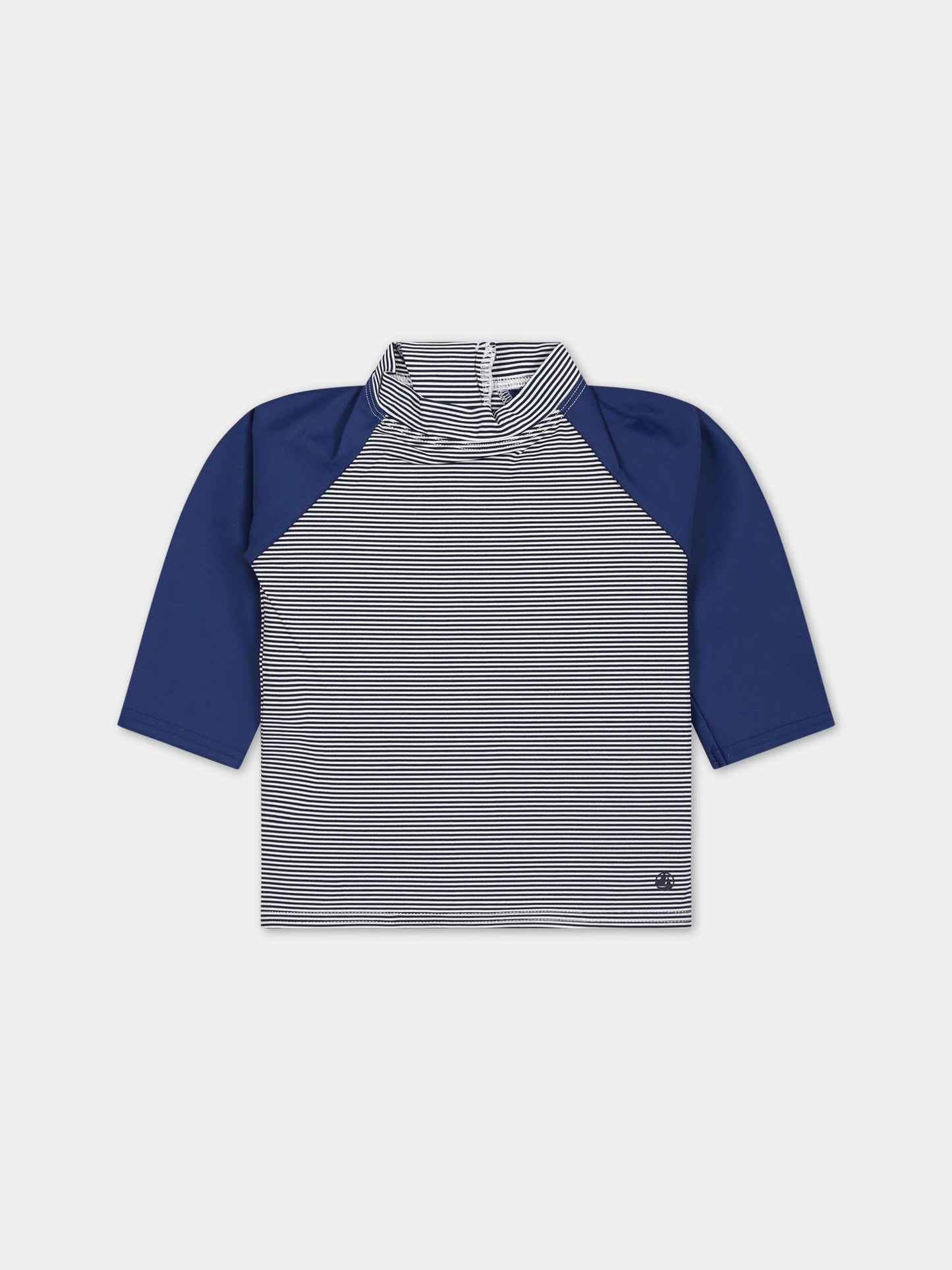 T-shirt multicolor per neonato con logo,Petit Bateau,A03QQ MEDIEVAL/MARSHMALLOW