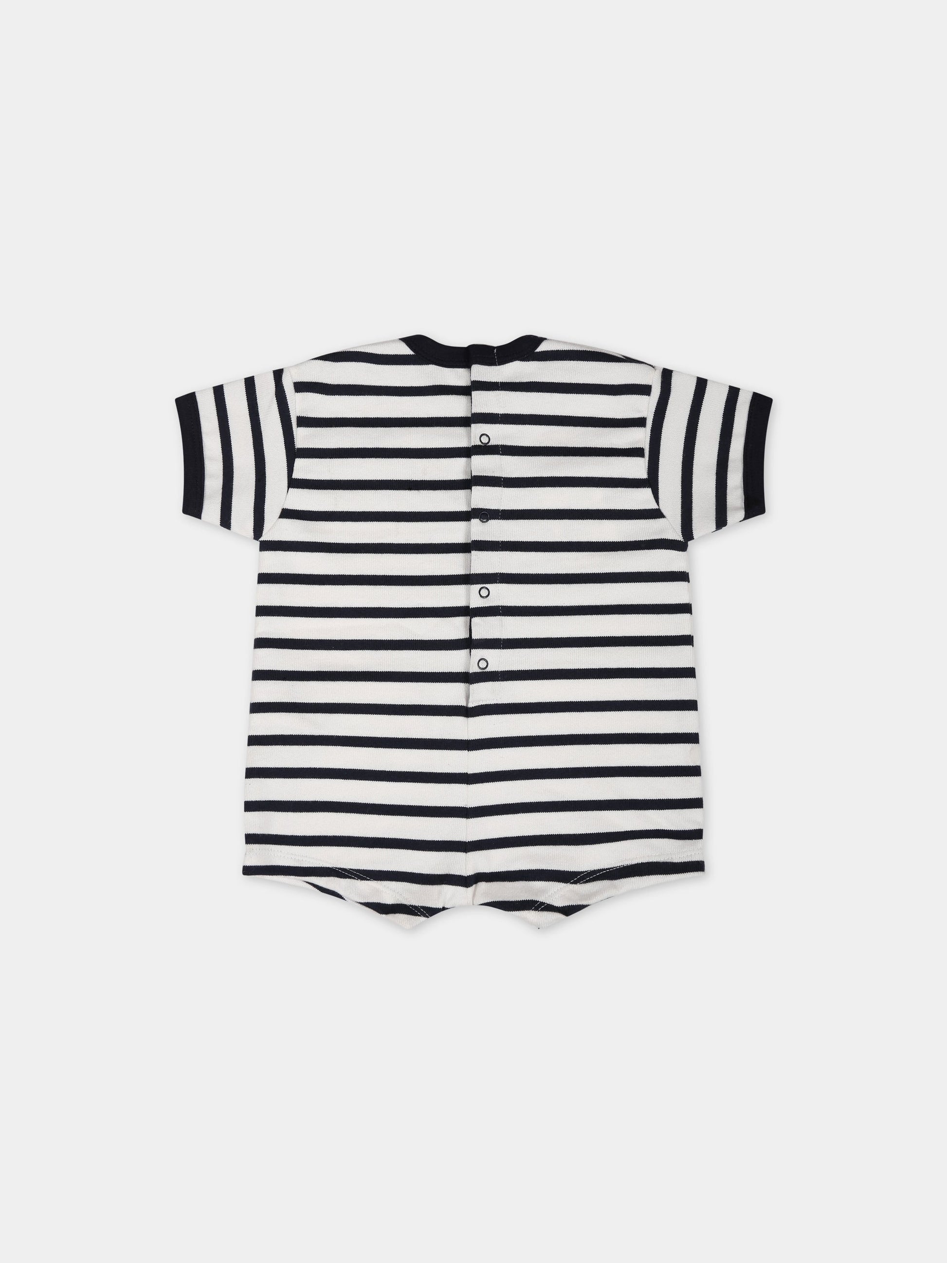 Pagliaccetto multicolor per neonato,Petit Bateau,A07AL MARSHMALLOW/SMOKING