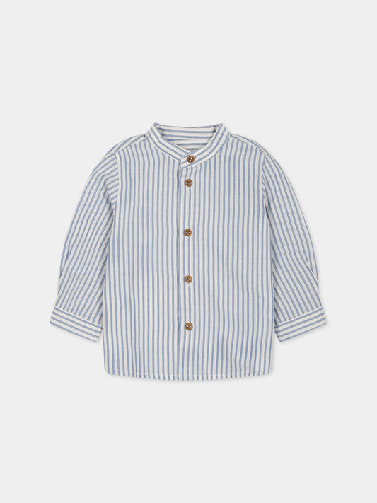 Camicia azzurra per neonato,Zhoe & Tobiah,SCO6 352