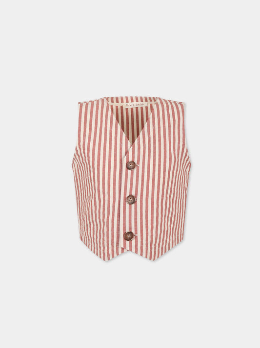 Panciotto marrone per bambino,Zhoe & Tobiah,SER5 99