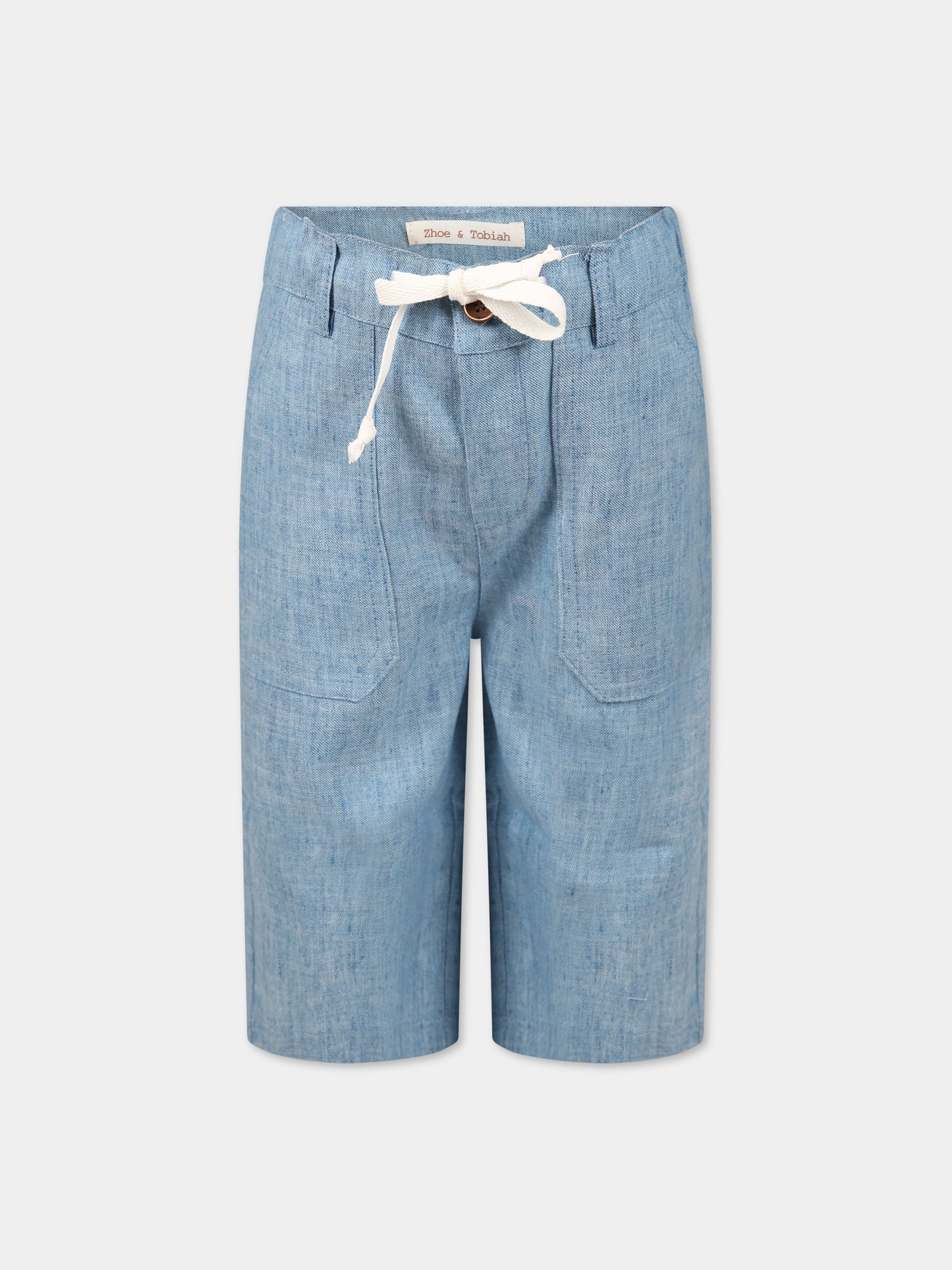 Shorts azzurro per bambino,Zhoe & Tobiah,CLD1 352