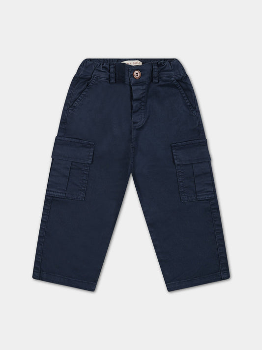 Pantaloni casual blu per neonato,Zhoe & Tobiah,JPS8 11