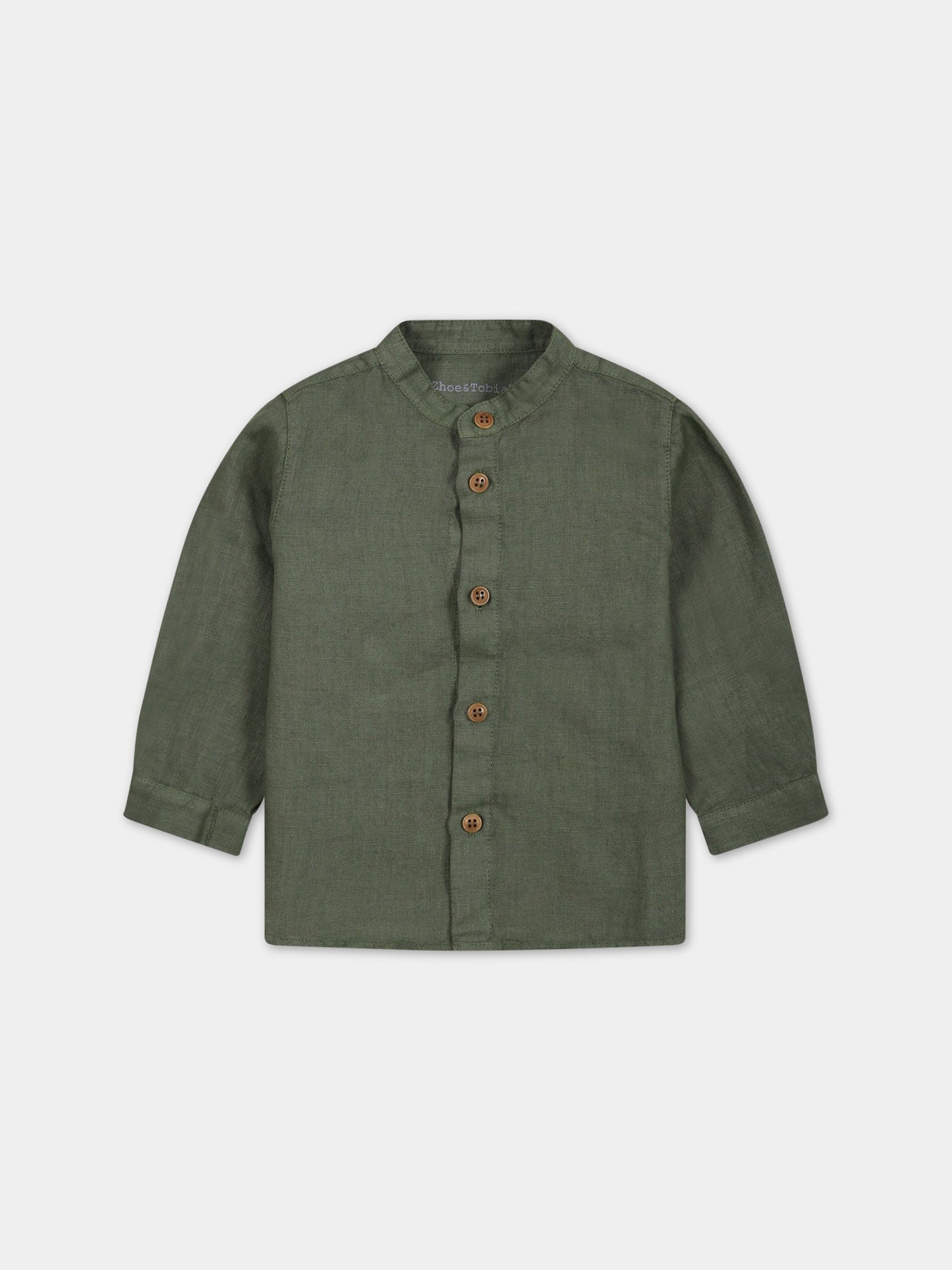 Camicia verde per neonato,Zhoe & Tobiah,LIN3 354