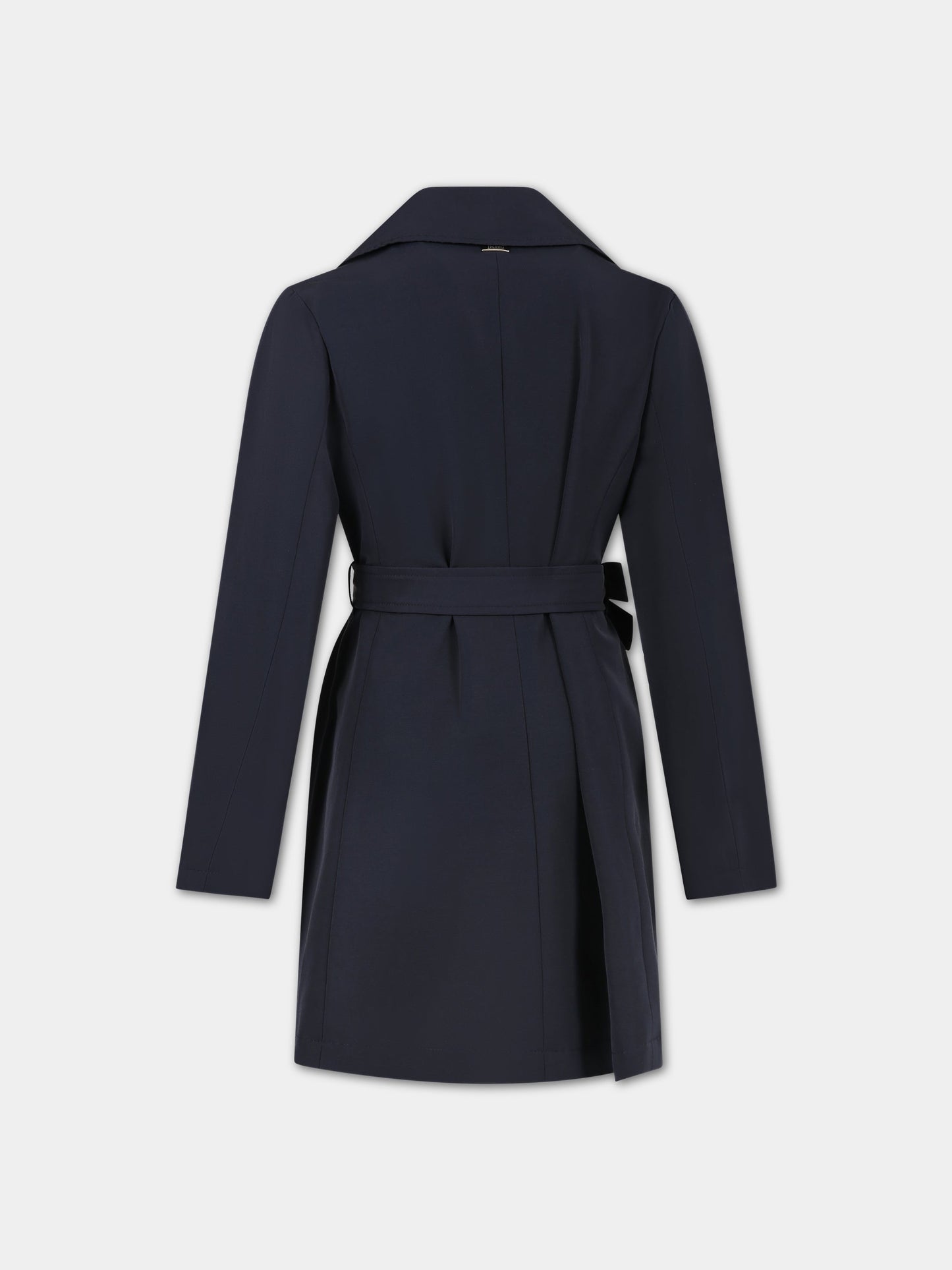 Trench blu per bambina con logo,Herno Kids,GC000048G 12013 9208