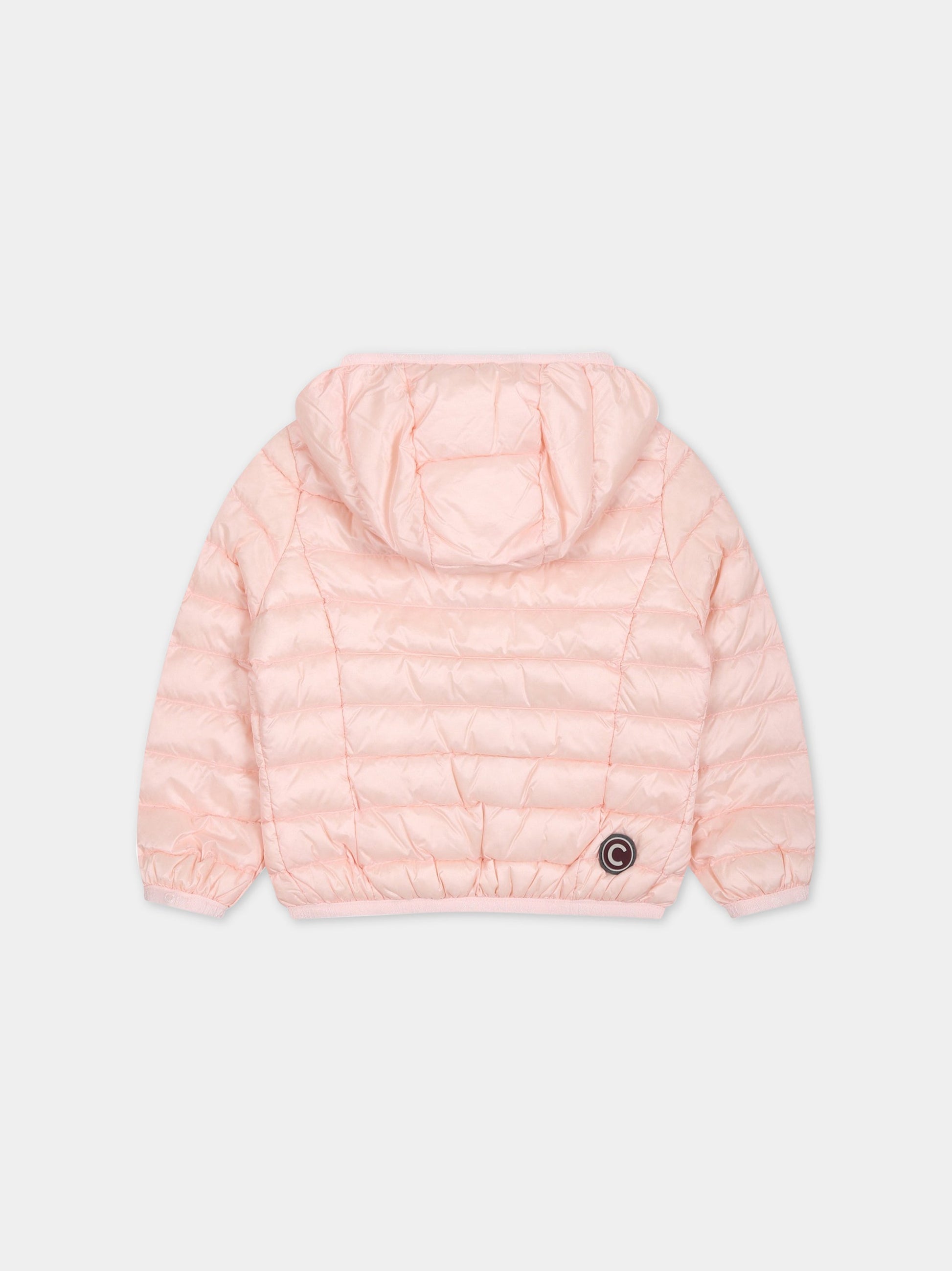 Piumino rosa per neonata con logo,Colmar Originals Kids,3490M 9VX 581