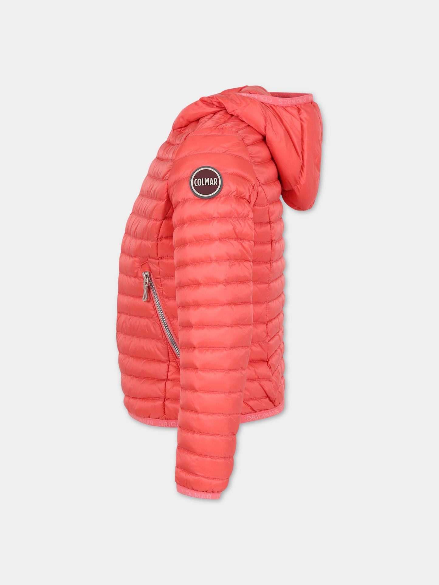 Piumino fucsia per bambina con logo,Colmar Originals Kids,3490U 9VX 267