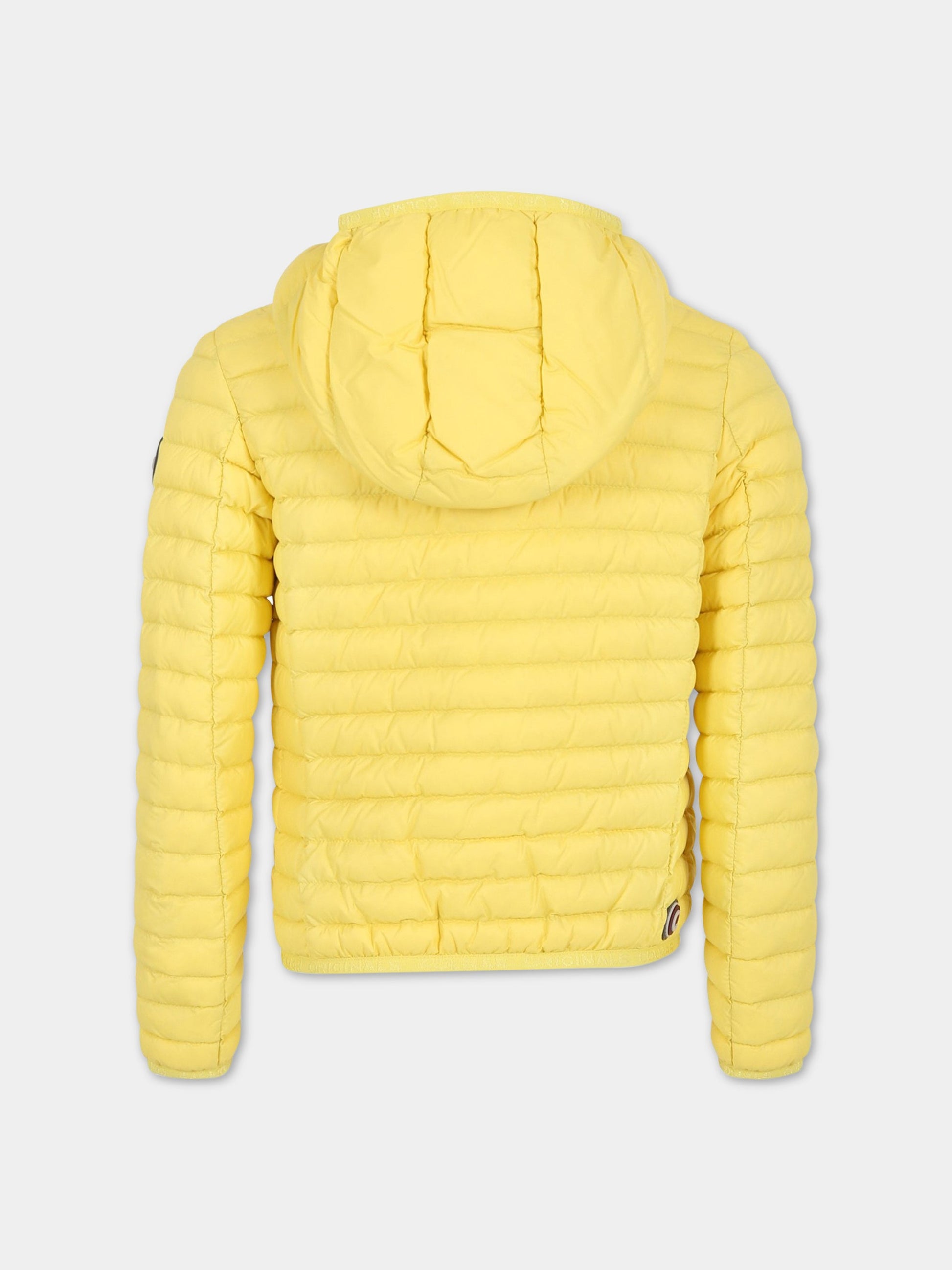 Piumino giallo per bambino con iconico logo,Colmar Originals Kids,3487R 8VX 09