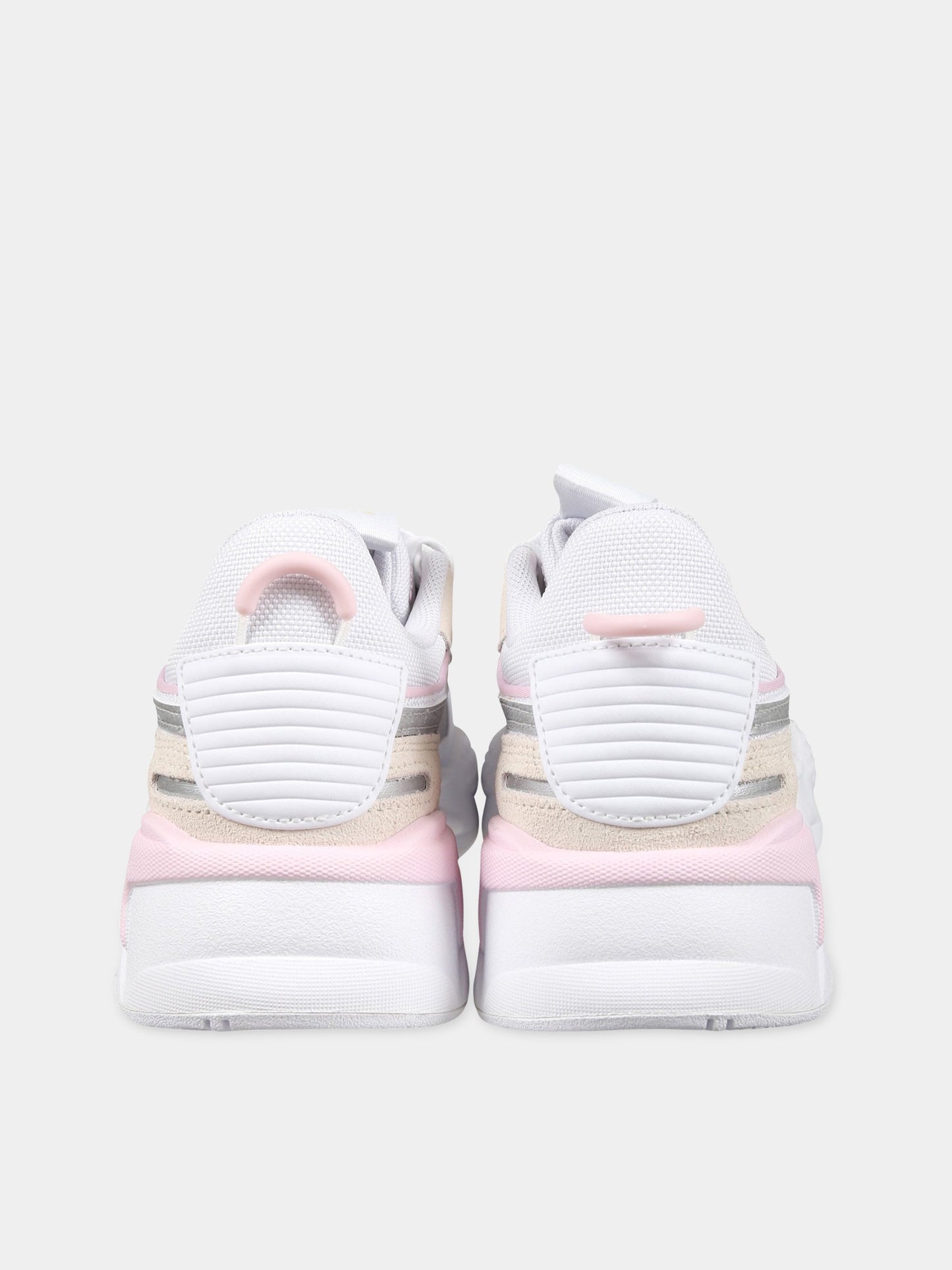 Sneakers bianche per bambina con logo,Puma,PU391984 391984 01