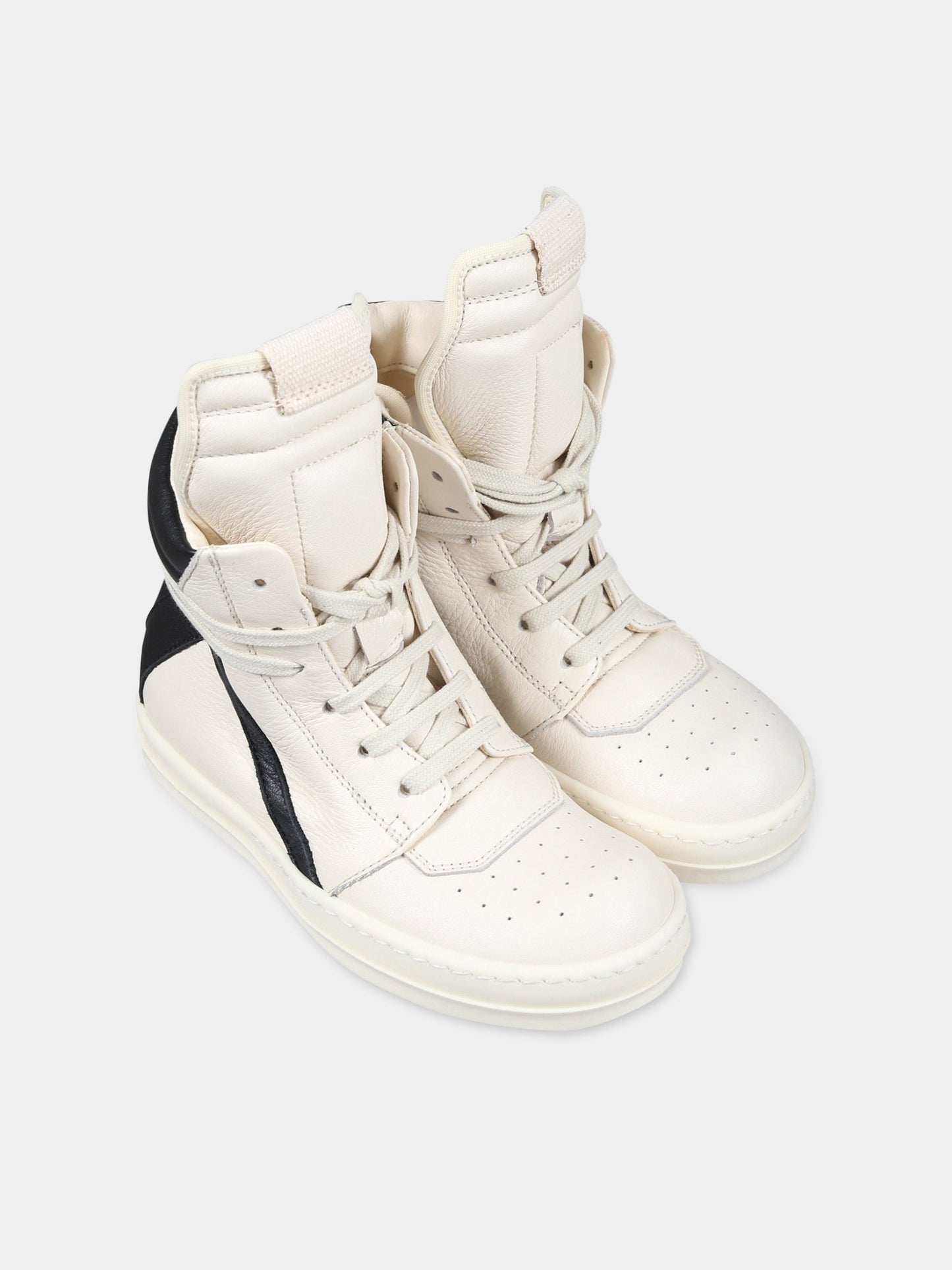 Sneakers beige per bambini,Rick Owens,BG01C7897 LMU 1191