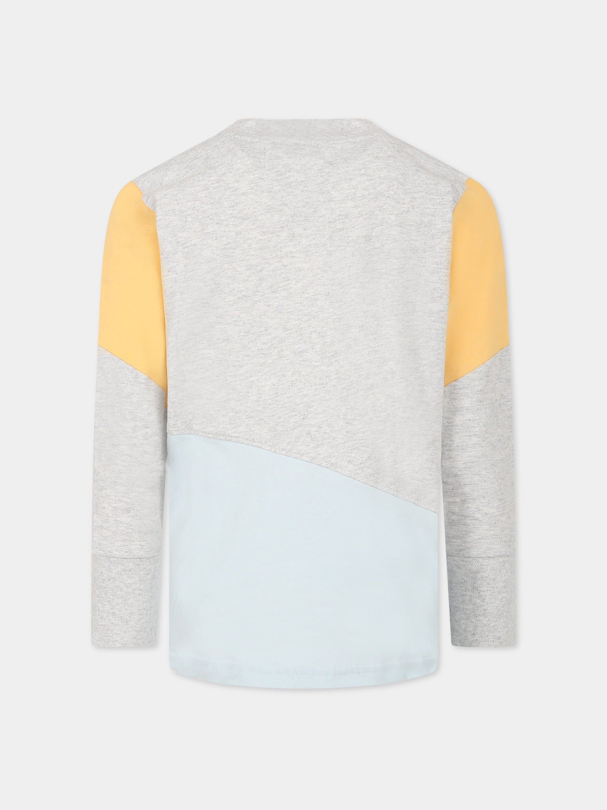 T-shirt multicolor per bambini con ricamo,Raquette,BAD 002 66