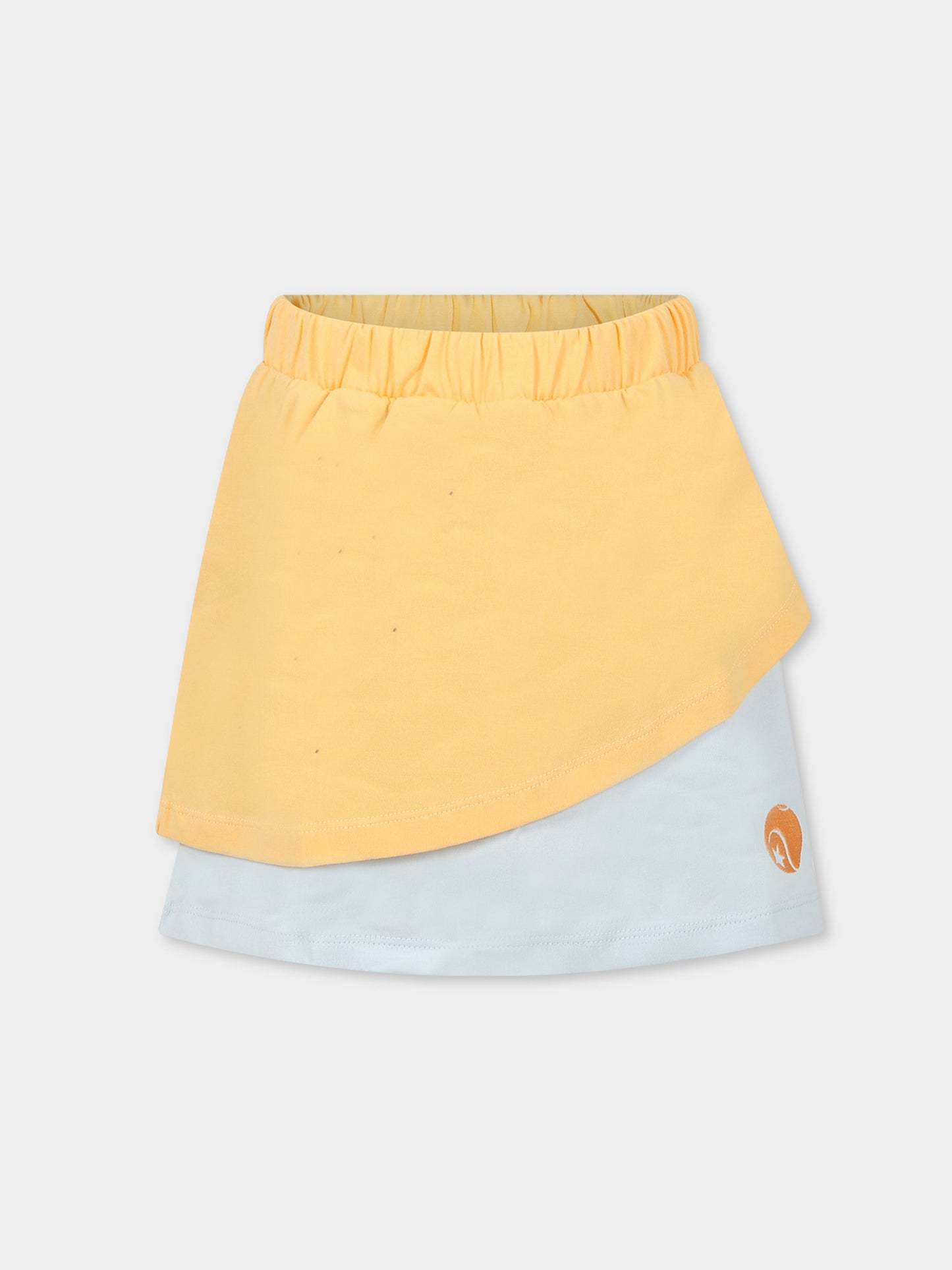 Gonna multicolor per bambina con ricamo,Raquette,BAD 005 66