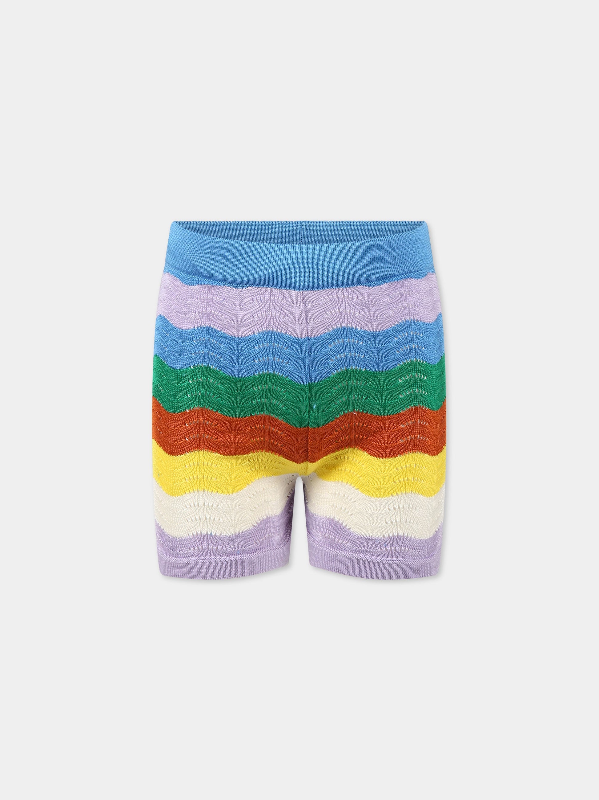 Shorts multicolor per bambina,Paade Mode,232177125