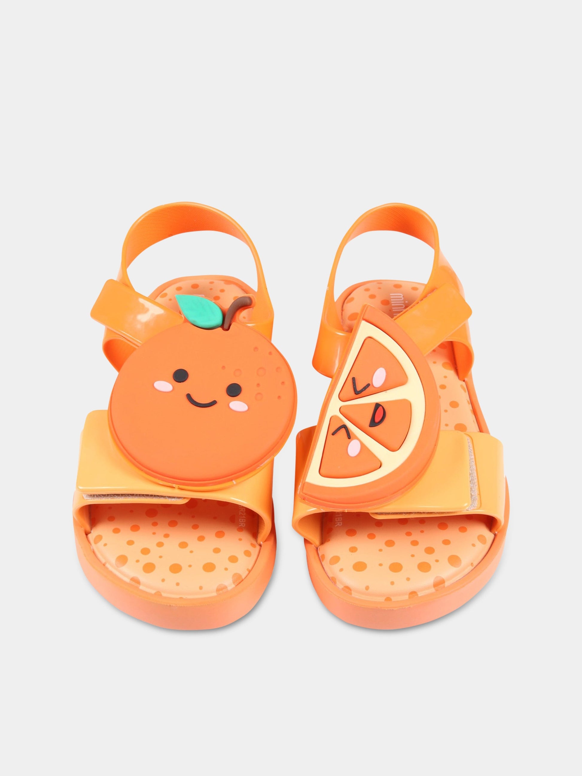 Sandali arancioni per bambini con arancia,Mini Melissa,33239 AB922