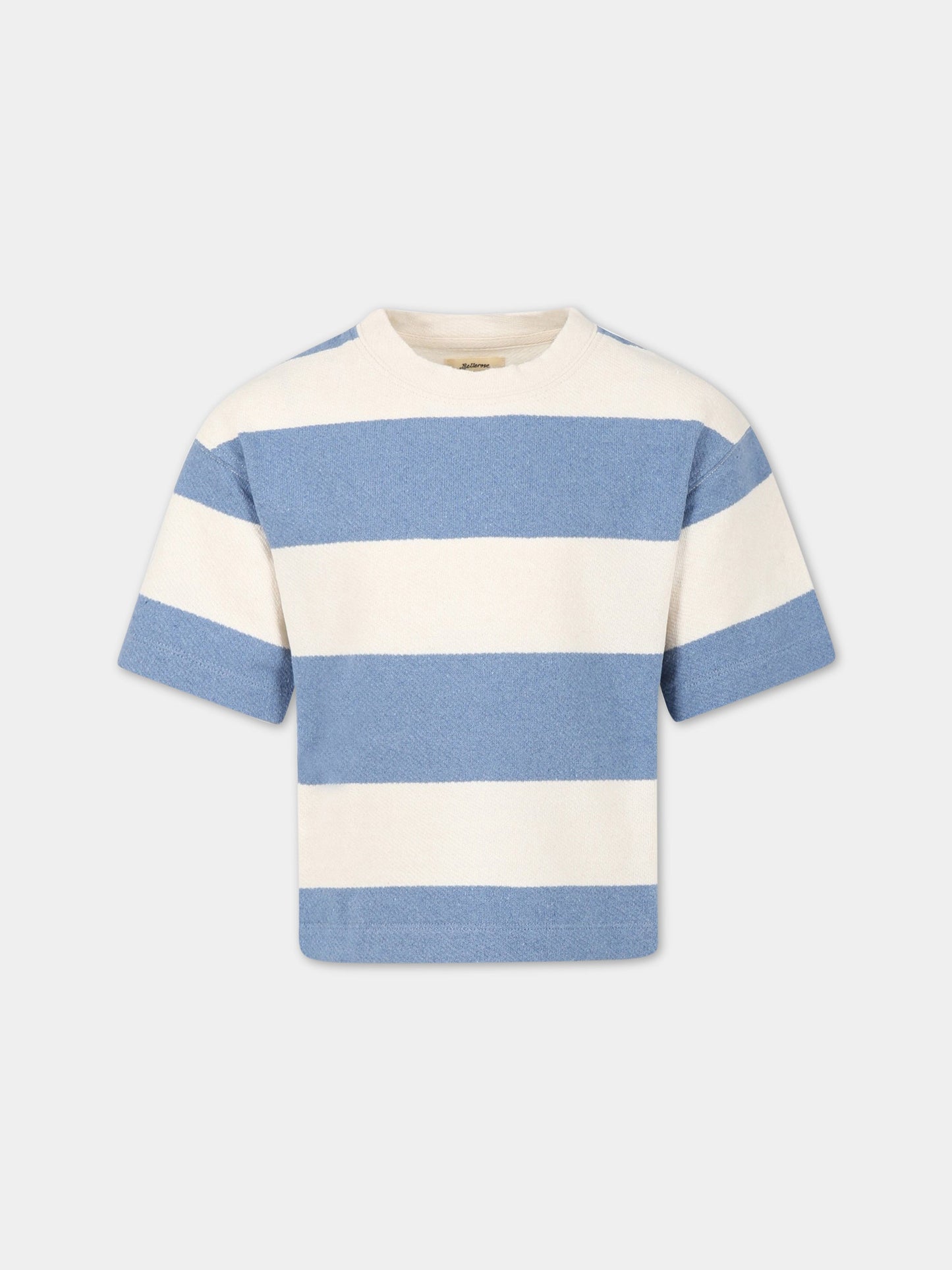 T-shirt multicolor per bambino a righe,Bellerose,SINE T1623 STA