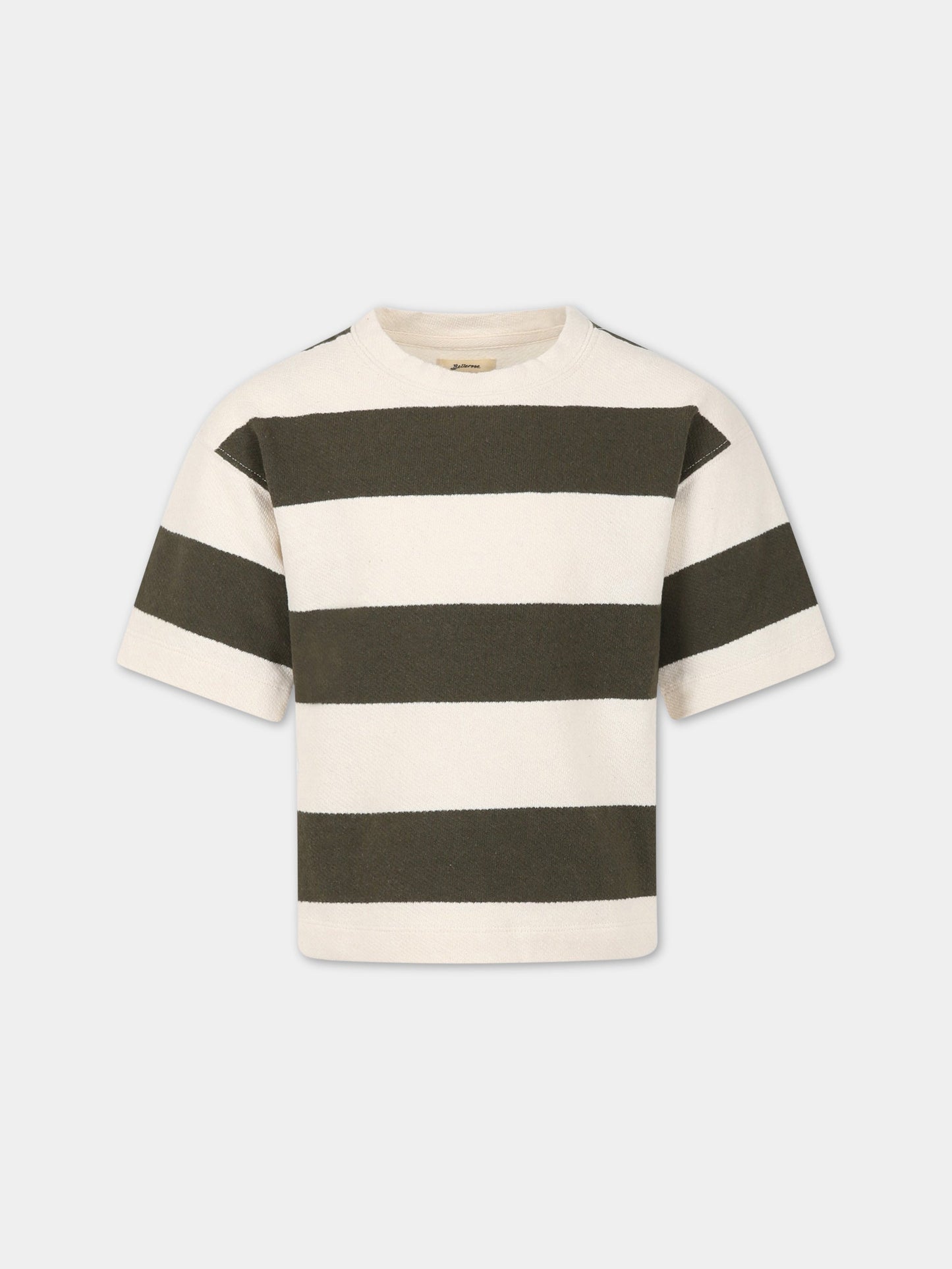 T-shirt multicolor per bambino a righe,Bellerose,SINE T1623 STB