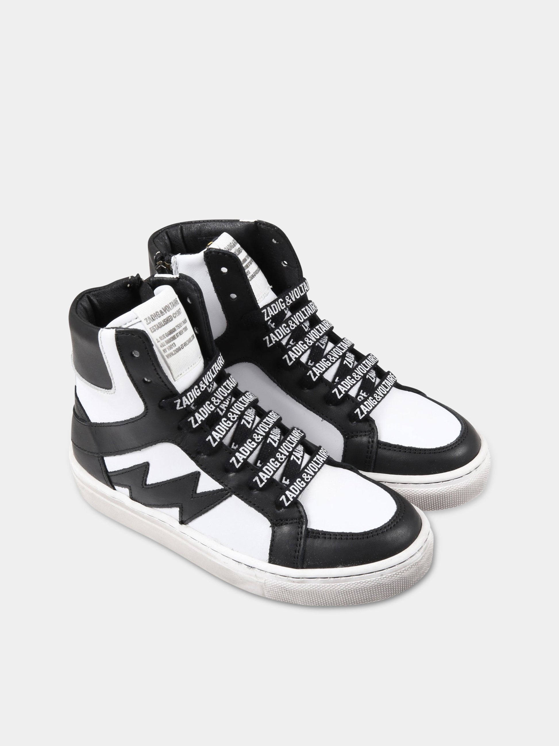 Sneakers multicolor per bambino,Zadig & Voltaire Kids,X29017 N50