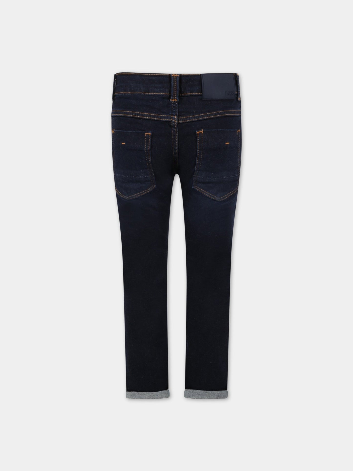 Jeans blu per bambino,Hugo Boss,J24728 Z29