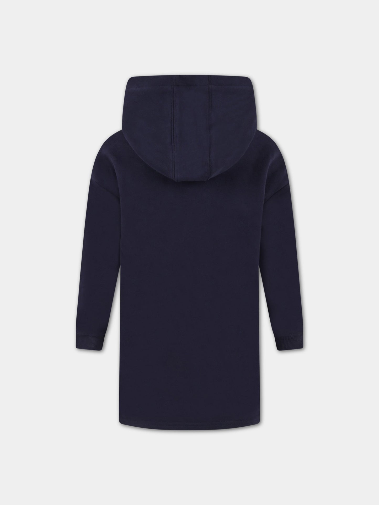 Vestito blu per bambina con coniglio,Little Marc Jacobs,W12381 84E