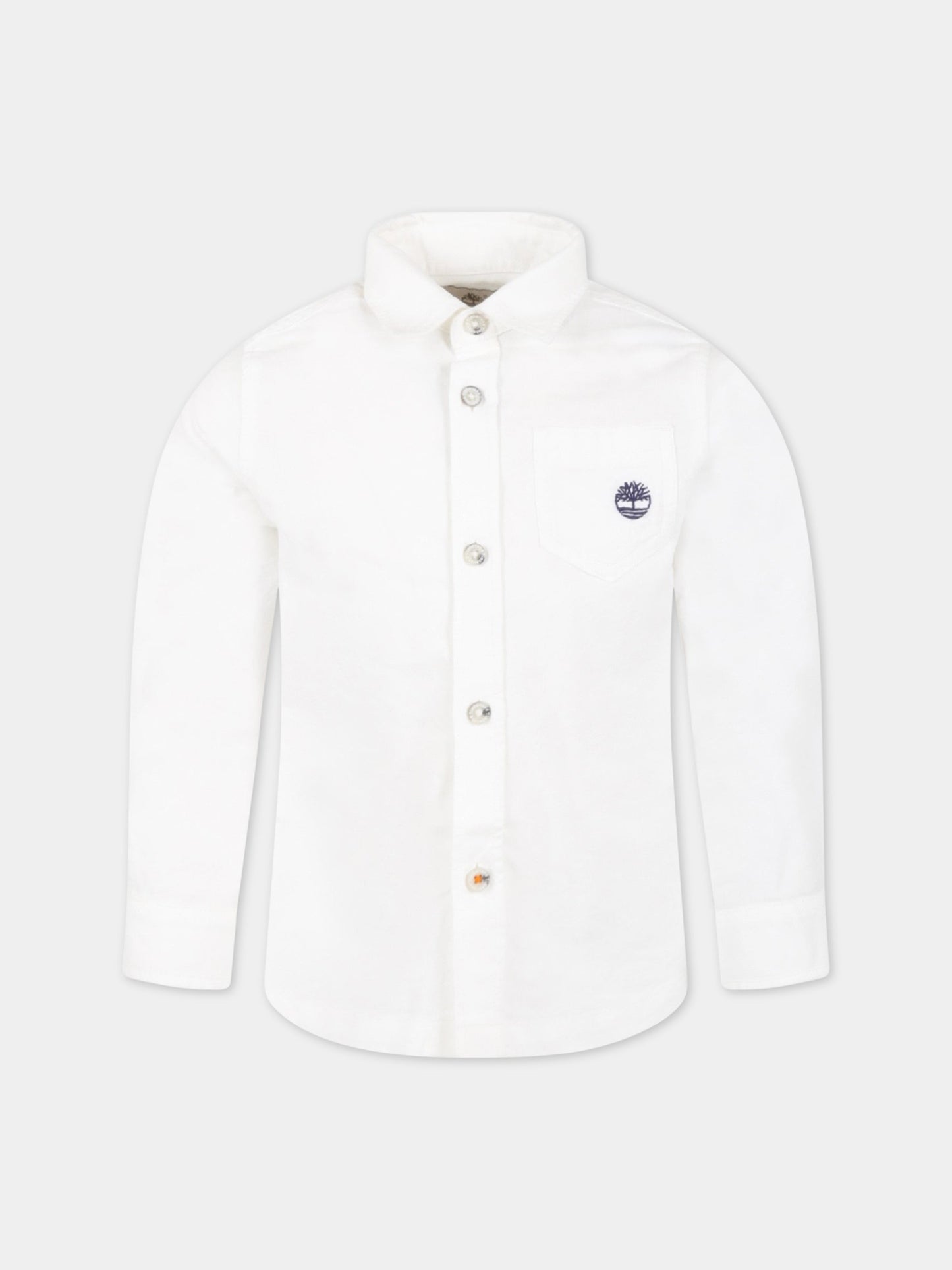 Camicia bianca per bambino,Timberland,T25S49 10B