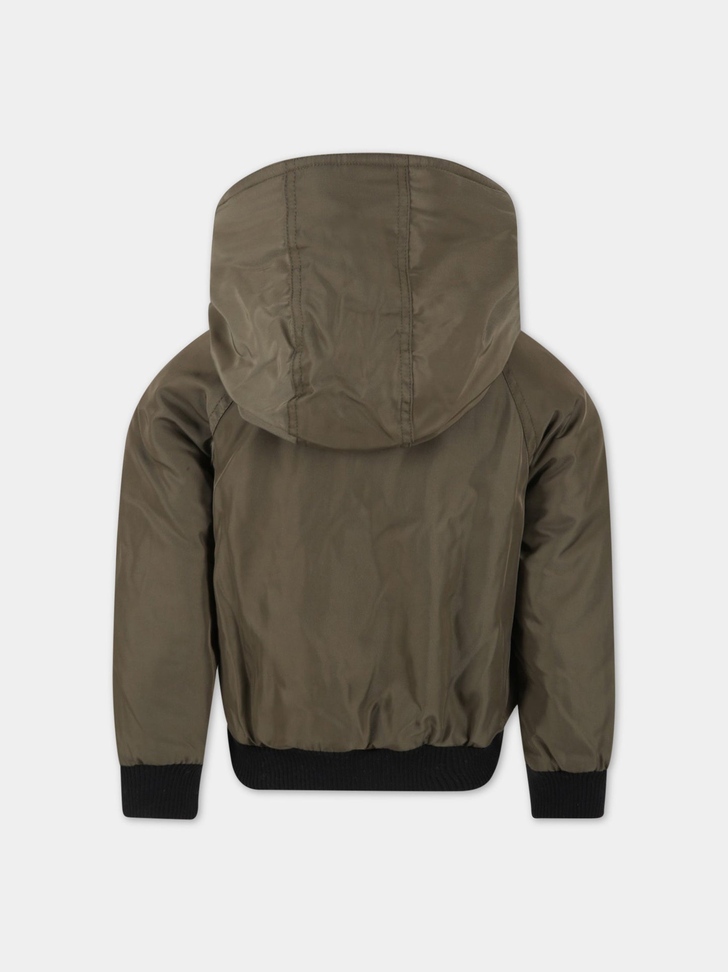 Piumino verde per bambino,Zadig & Voltaire Kids,X26047 655