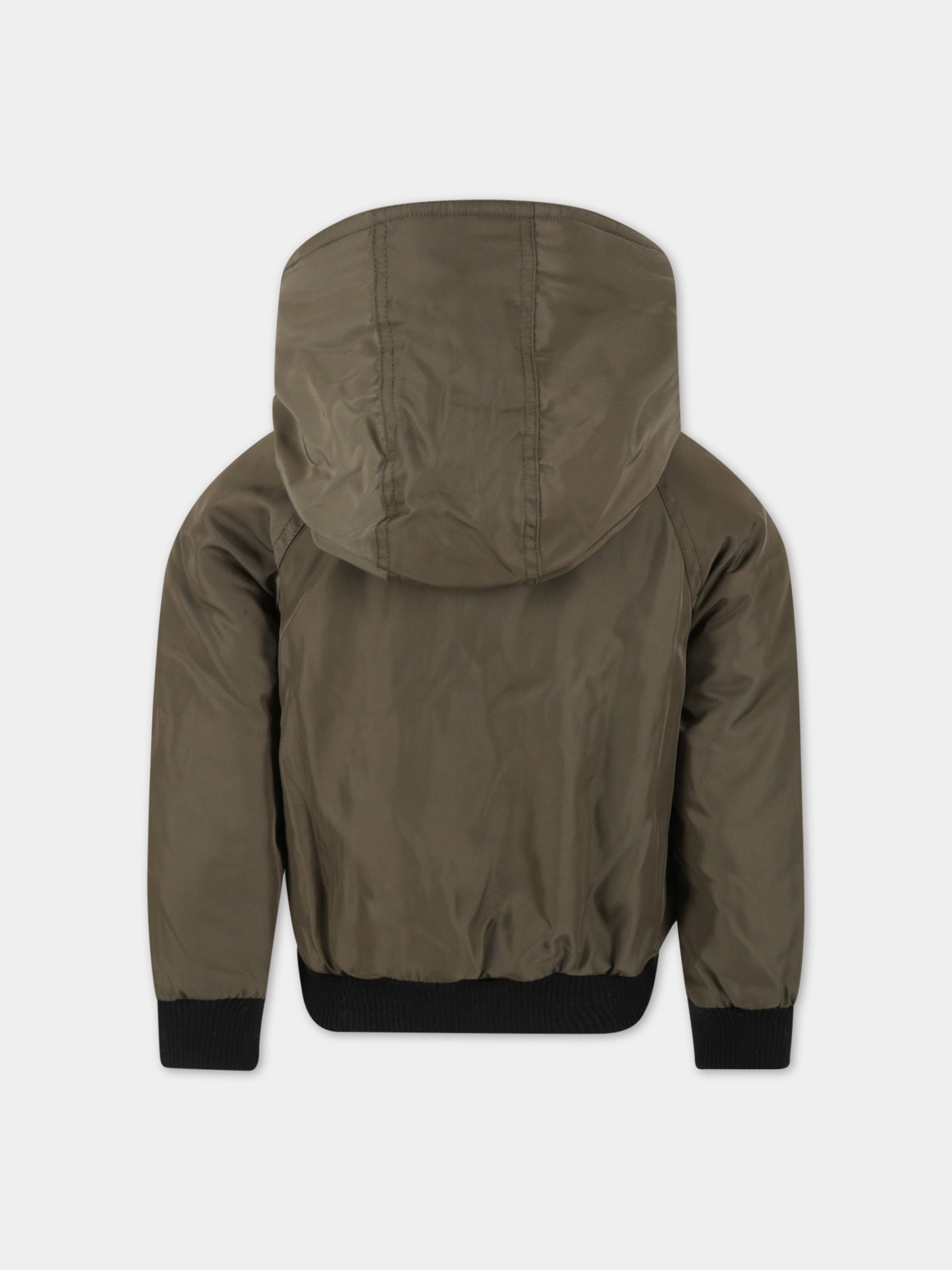 Piumino verde per bambino,Zadig & Voltaire Kids,X26047 655