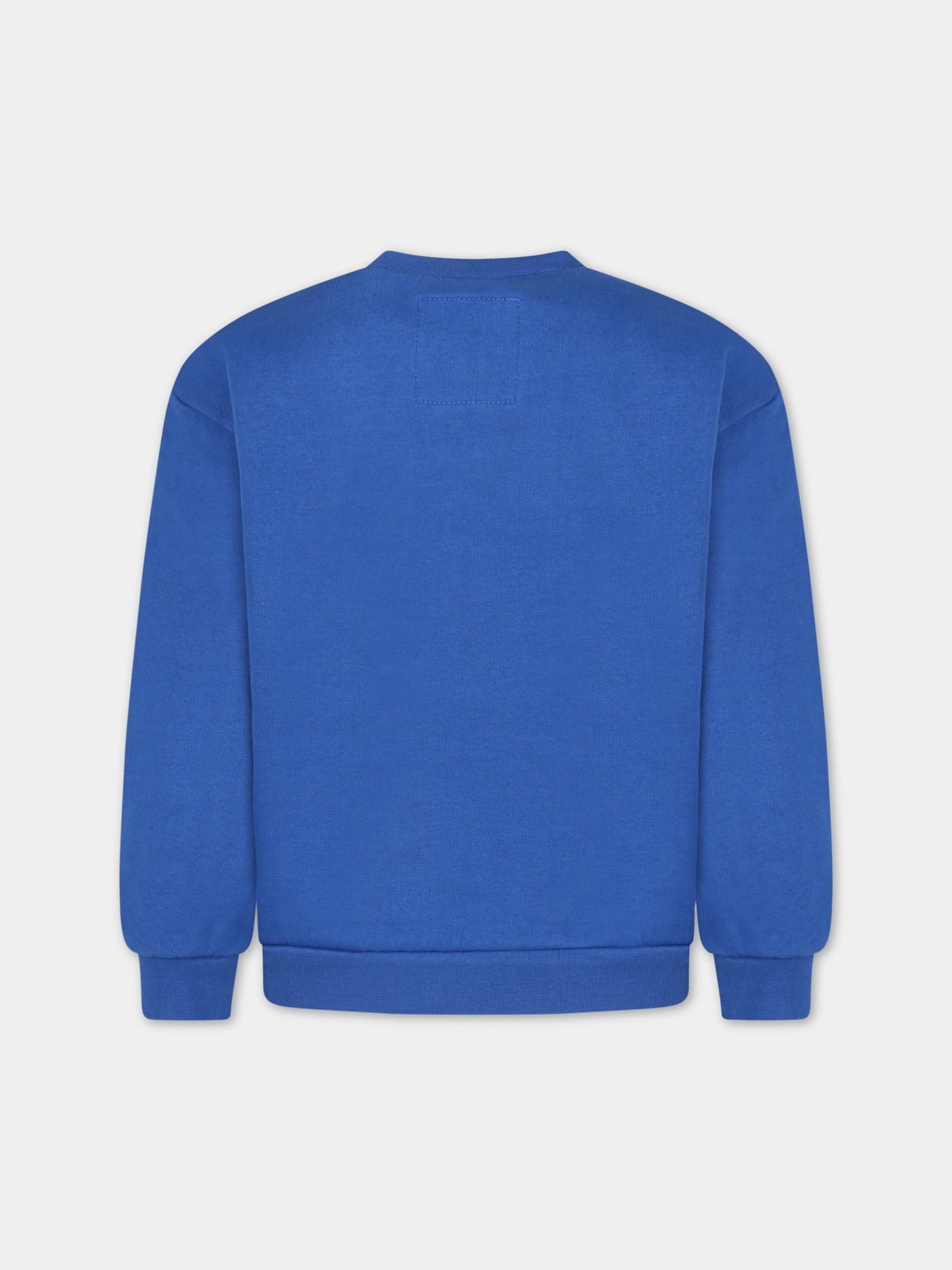 Felpa blu per bambino con logo,Myar,MY0026 MY028 MY808