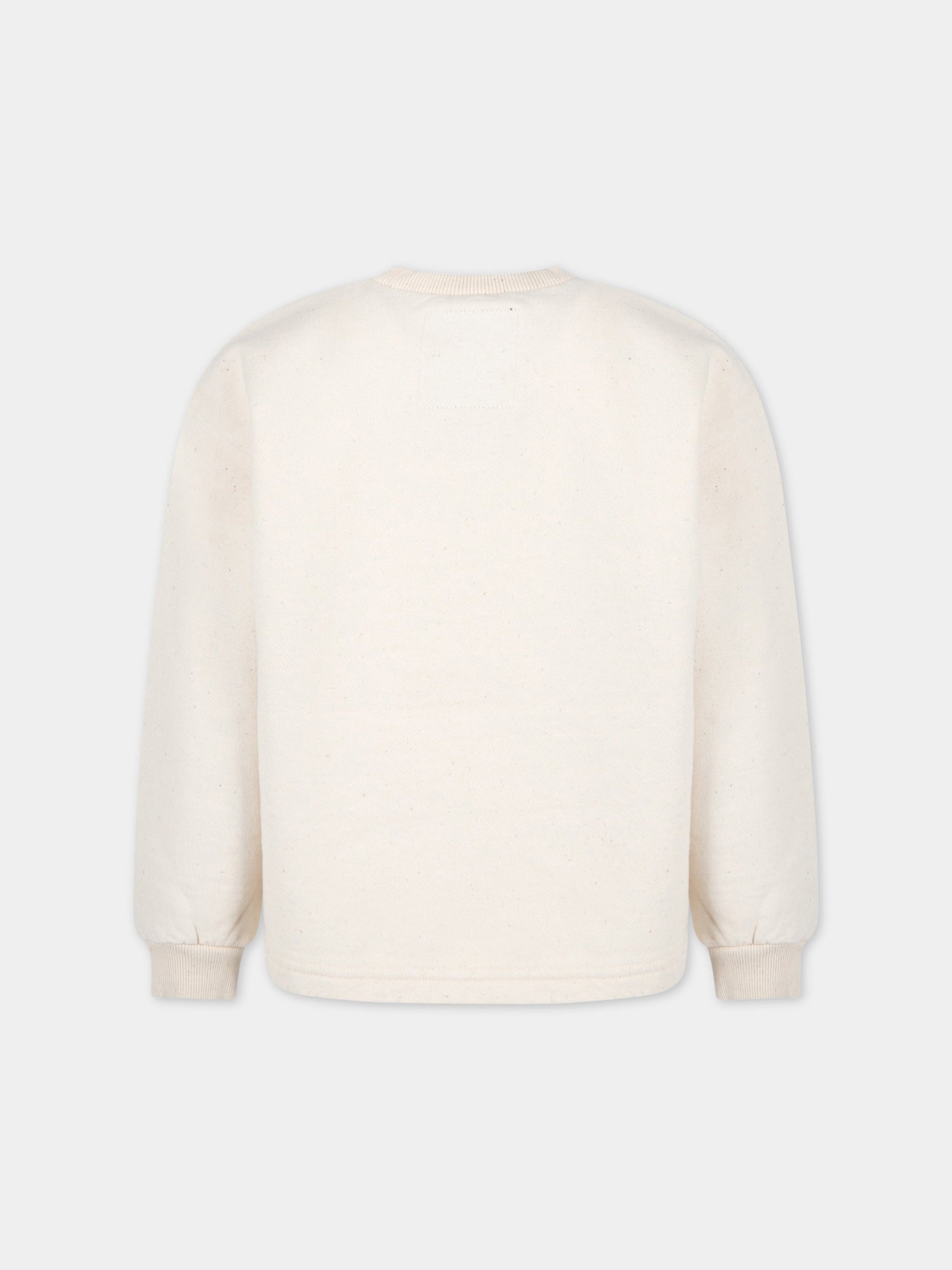 Felpa avorio per bambino con orso bianco,Myar,MY0053 MY030 MY106