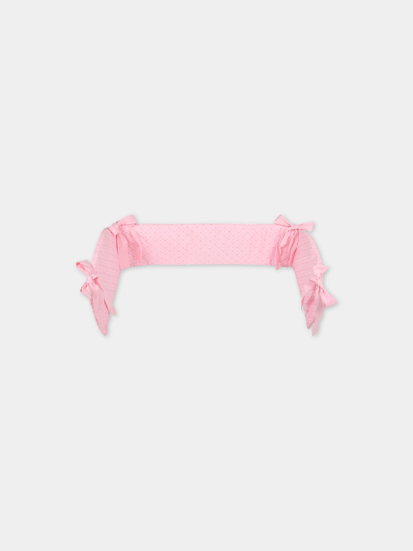 Set paracolpi rosa per neonati con occhiolino,Chiara Ferragni Homewear,CF017TR