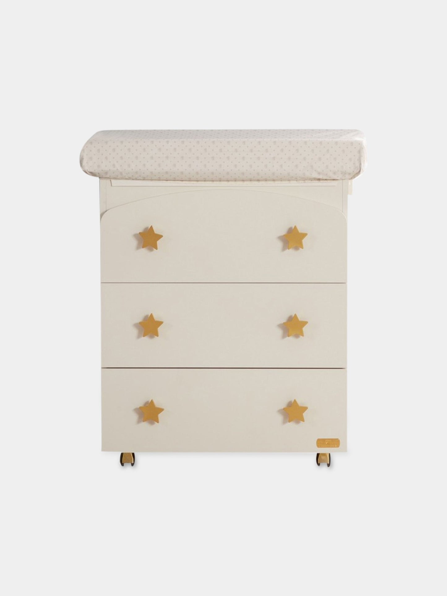 Bagnetto avorio per neonati con stelle,Chiara Ferragni Homewear,CF002B