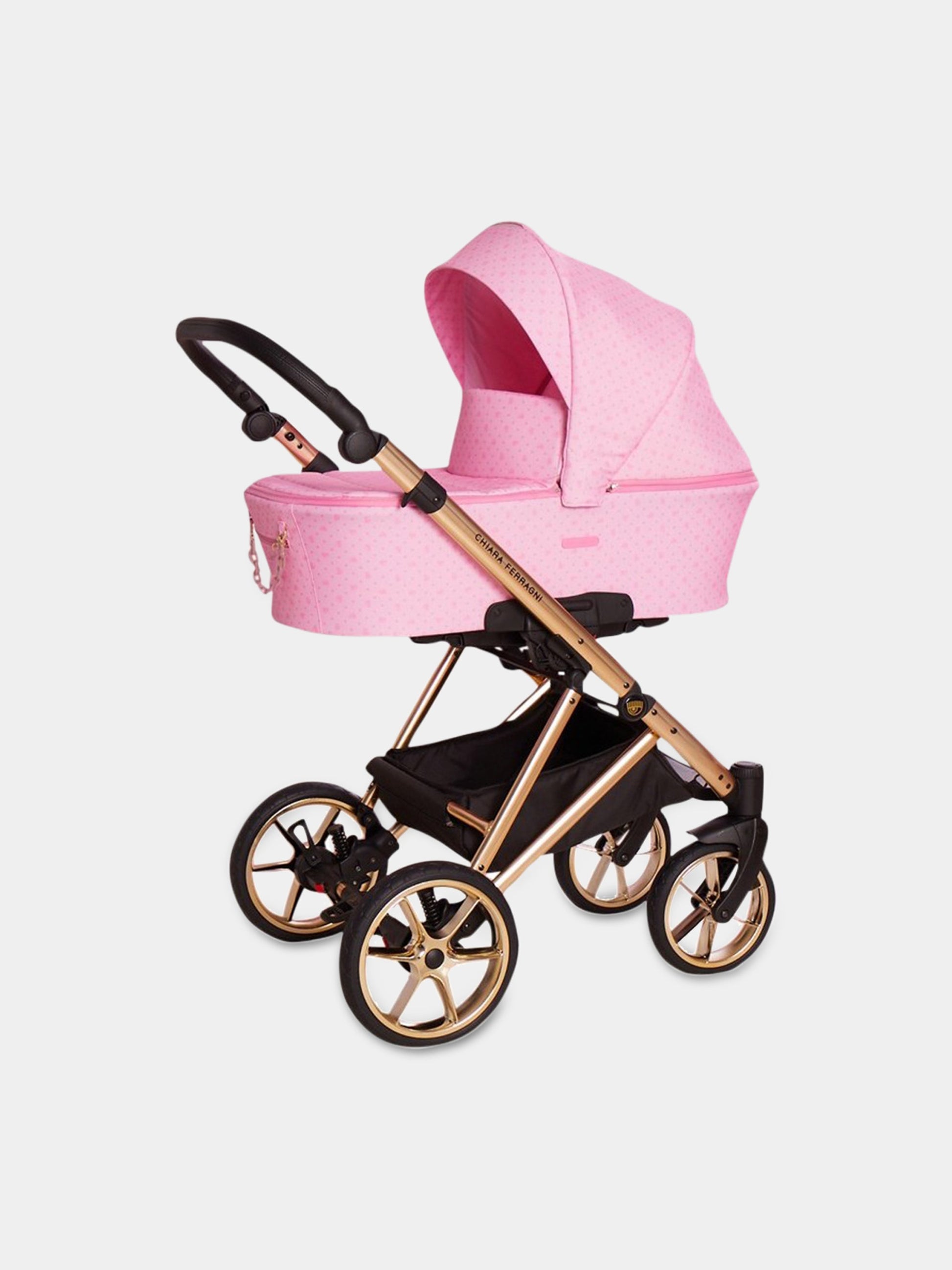 Trio dorato e rosa per neonata con occhiolino,Chiara Ferragni Collection,CFTRIOOROR