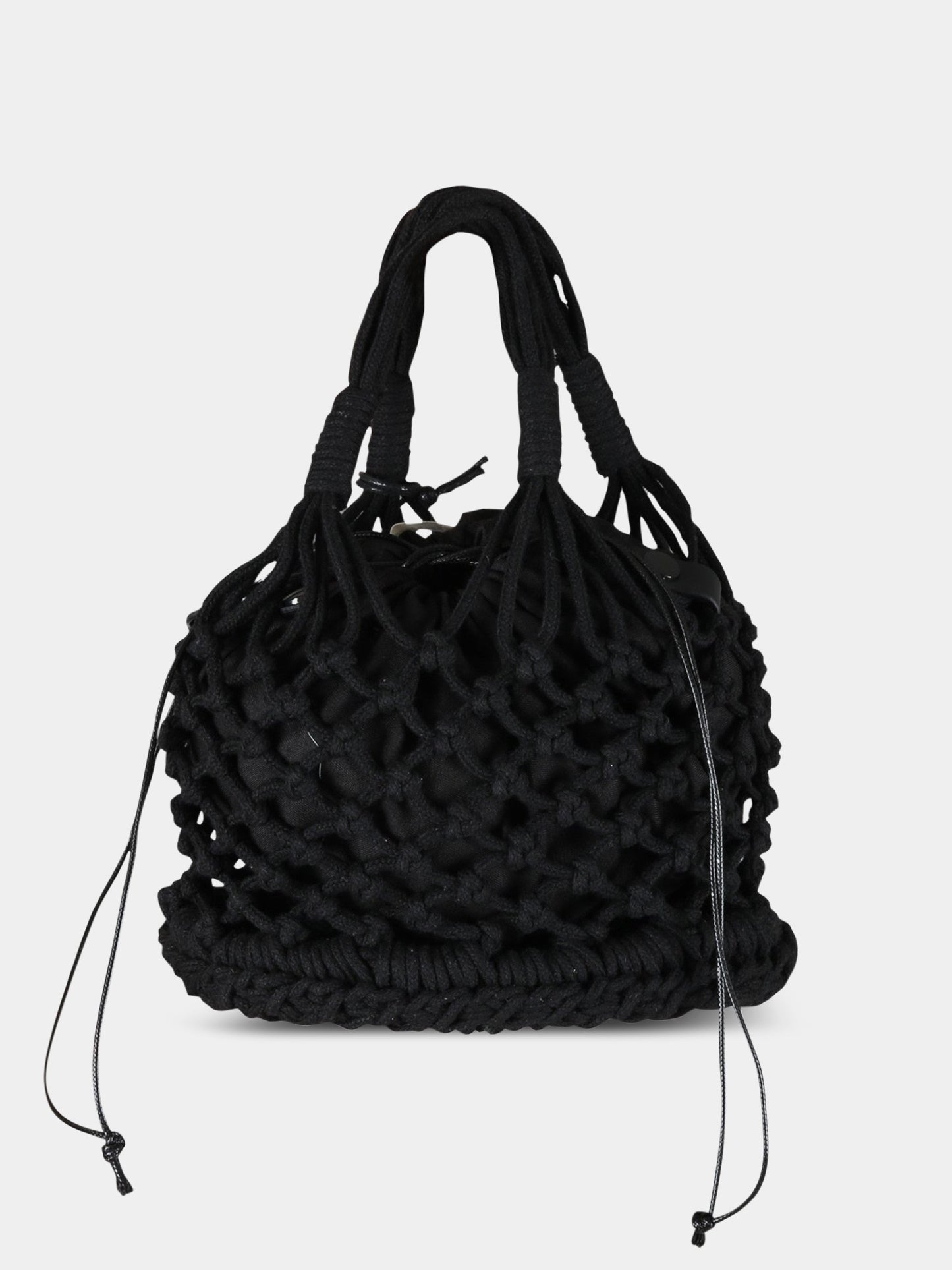 Borsa nera da spiaggia da donna con patch logato,Matineè,MOD. BAG SMALL PETIT SAC DE PLAGE NERO