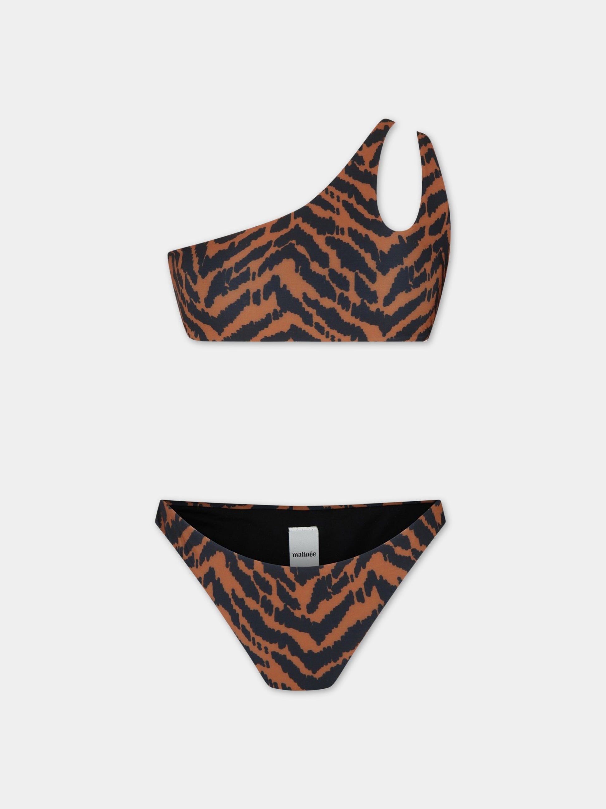 Bikini multicolor da donna con stampa tigrata,Matineè,CB4053 MILA TIGRE